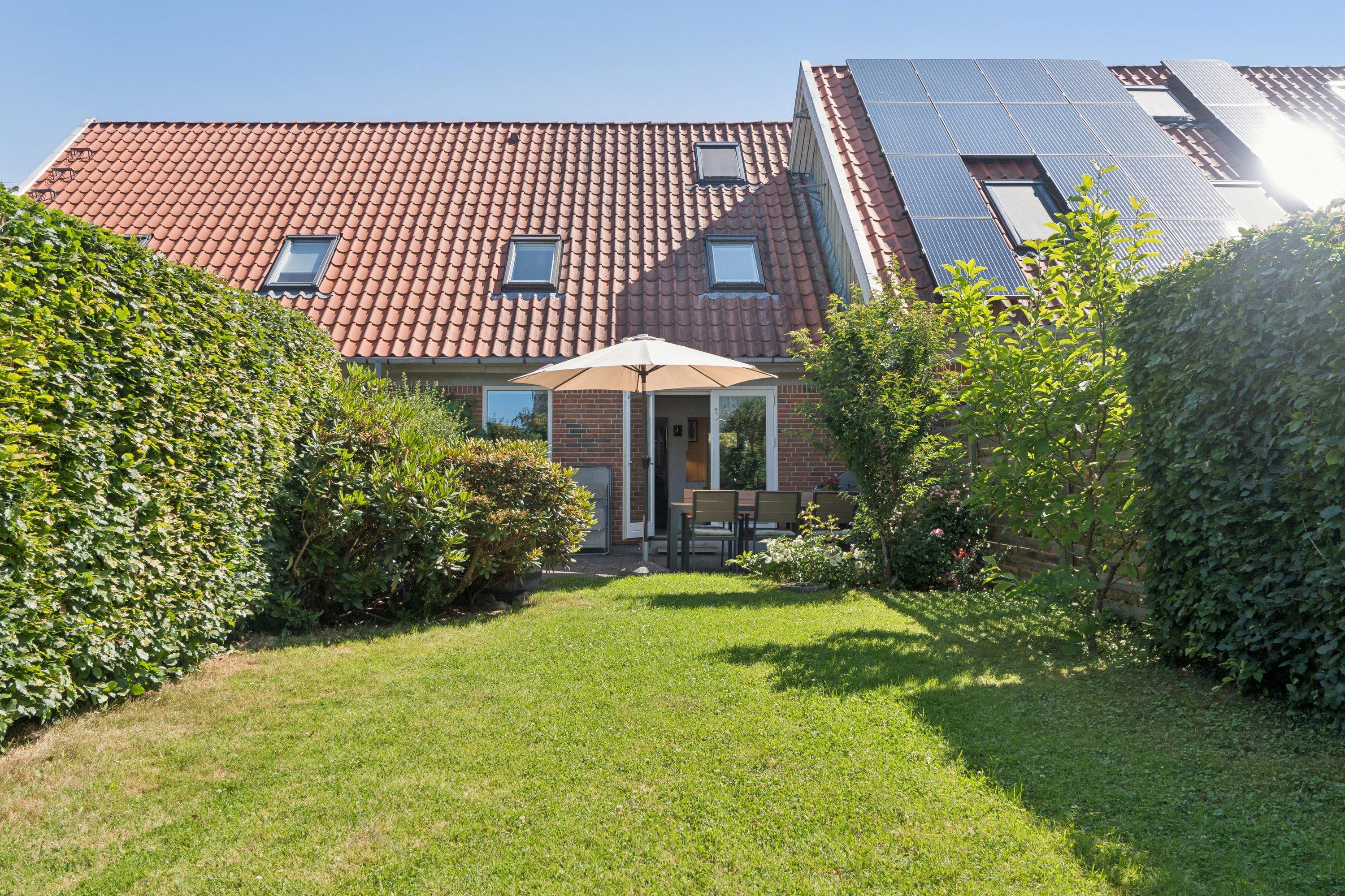 Rækkehus: Have på Mosevej 12E, 2970 Hørsholm