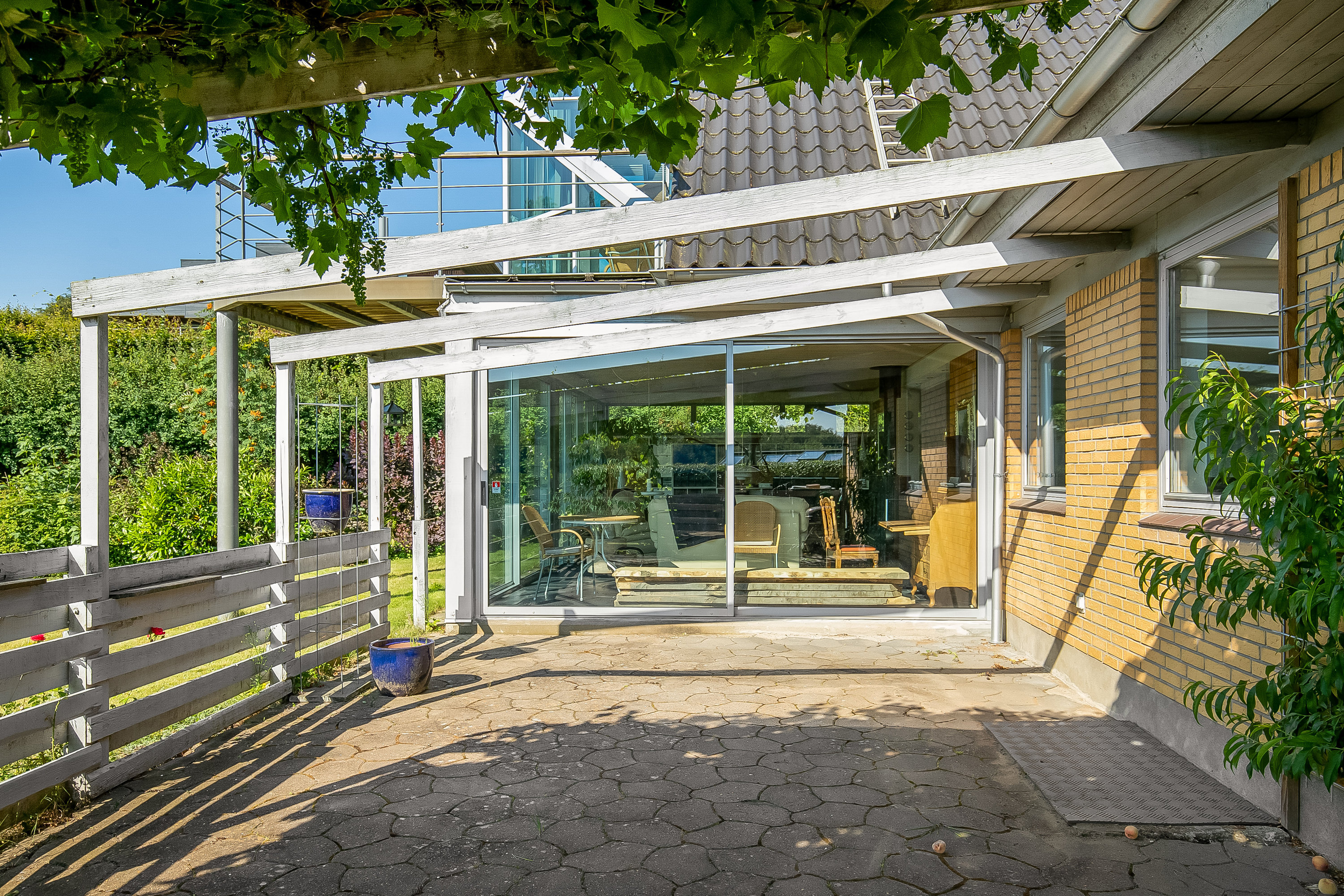 Fremhævet terrasse billede i fuldskærmstilstand. Billede af Stærmosevej 11, 7120 Vejle Øst