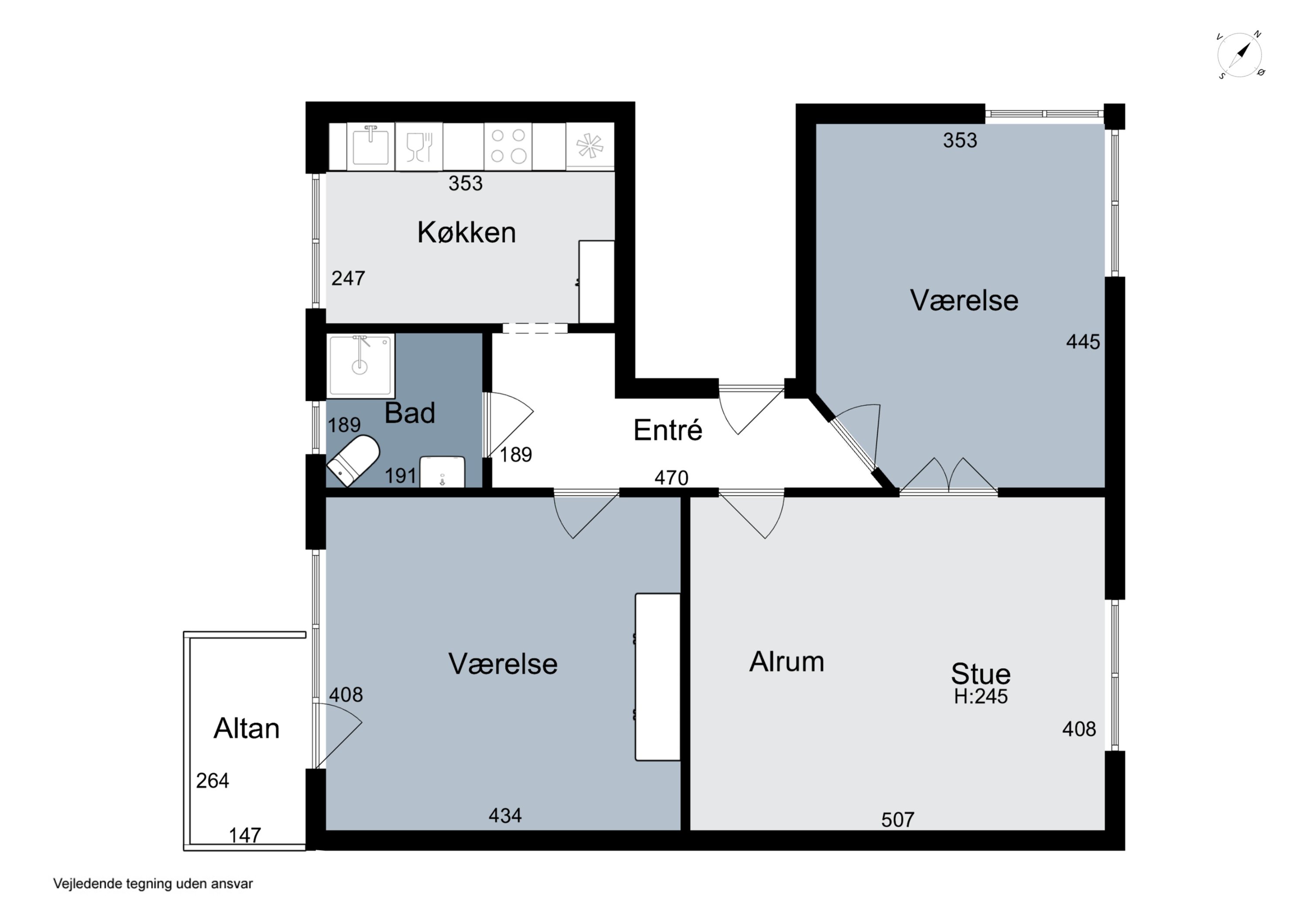 Plantegninger billede af Gartnerhaven 1, 1., 5000 Odense C