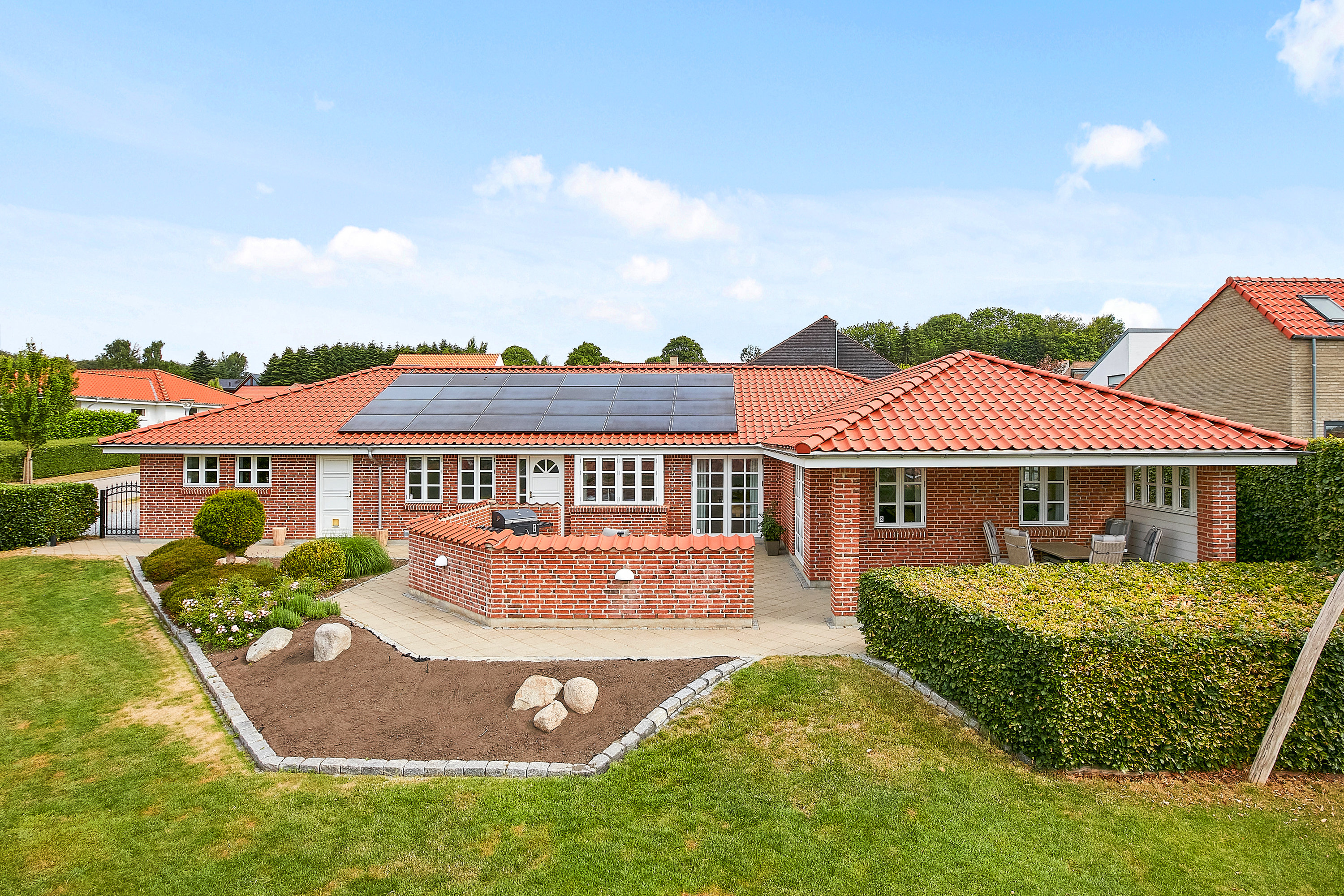 Villa: Facade på Kastanjealle 47, Egebjerg, 8700 Horsens