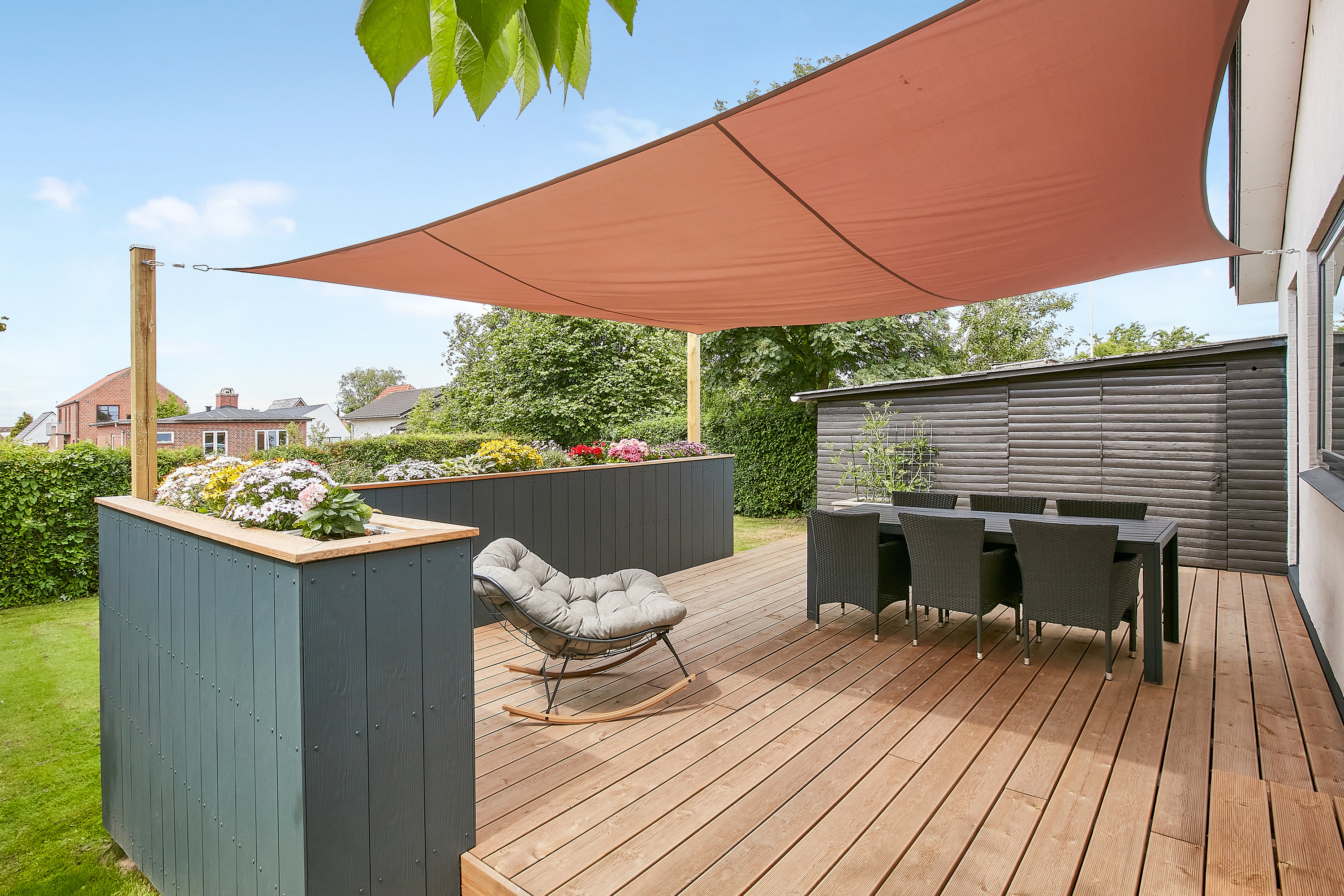 Miniaturebillede 1: terrasse. Billede af Håbetsvej 3, Stadionkvarteret, 8700 Horsens