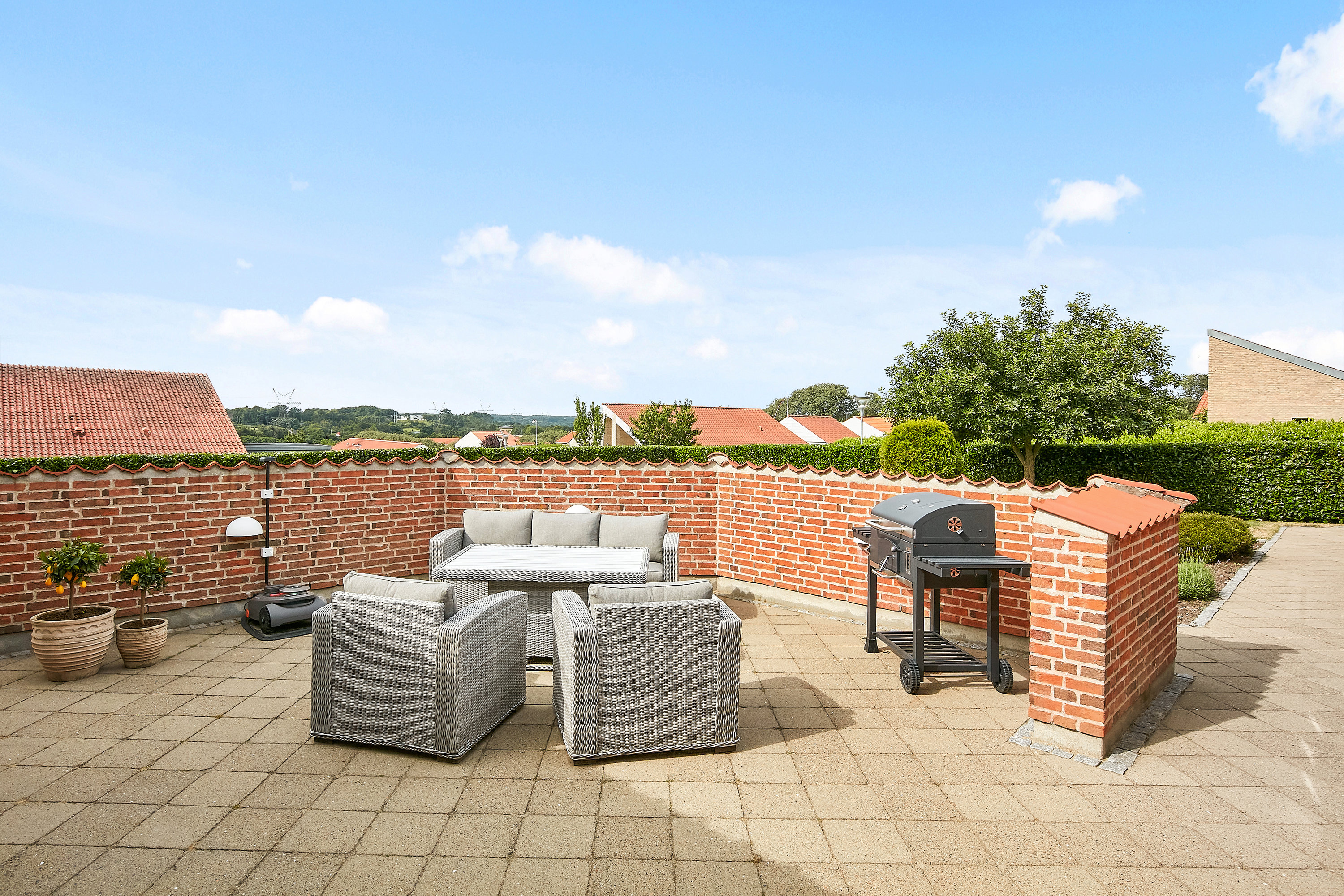 Miniaturebillede 1: terrasse. Billede af Kastanjealle 47, Egebjerg, 8700 Horsens