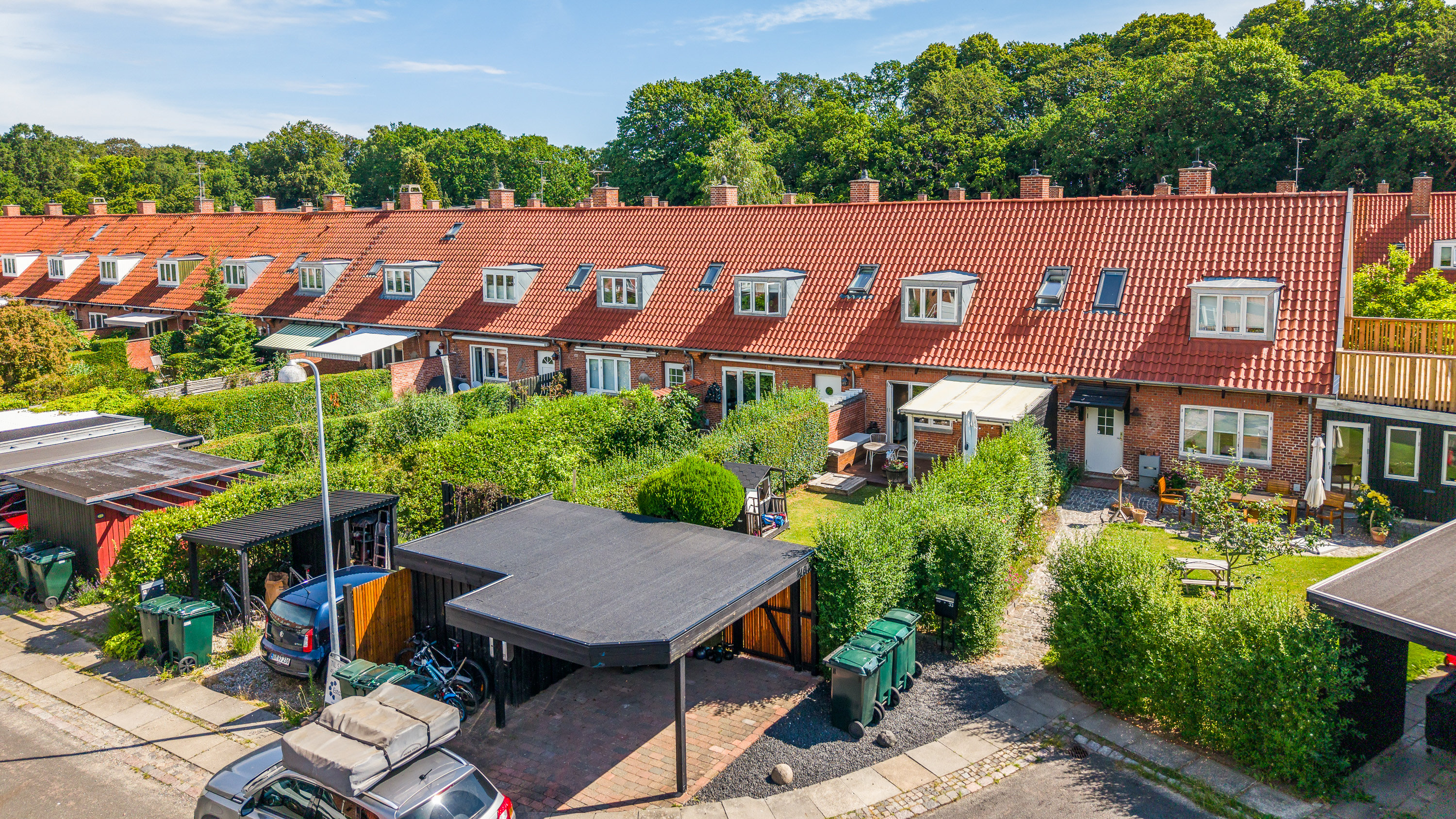 Fremhævet facade billede i fuldskærmstilstand. Billede af Havretoften 31, 2800 Kongens Lyngby