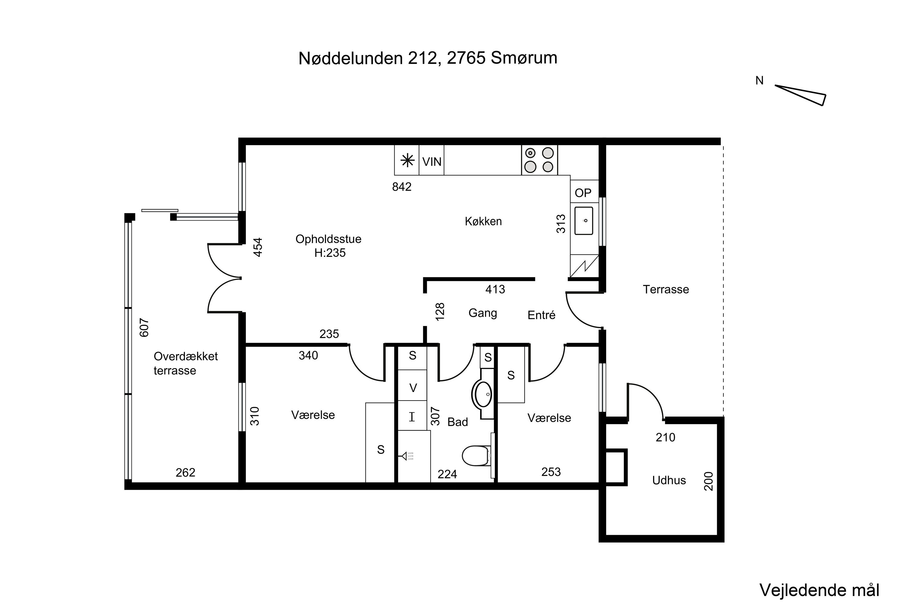 Plantegninger billede af Nøddelunden 212, Lille Smørum, 2765 Smørum