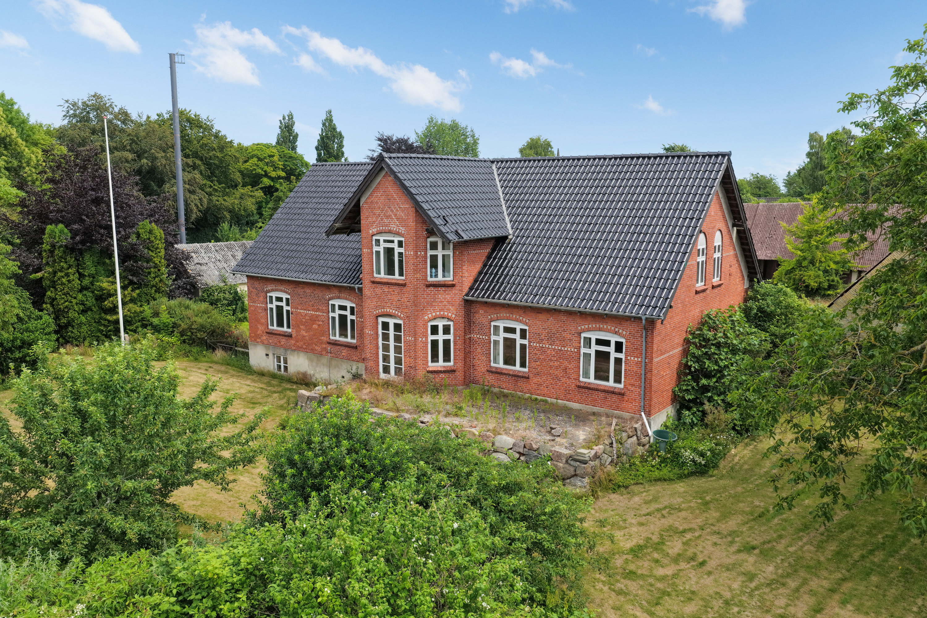 Fremhævet luftfoto billede i fuldskærmstilstand. Billede af Juelsbergvej 2, Juelsberg, 5800 Nyborg