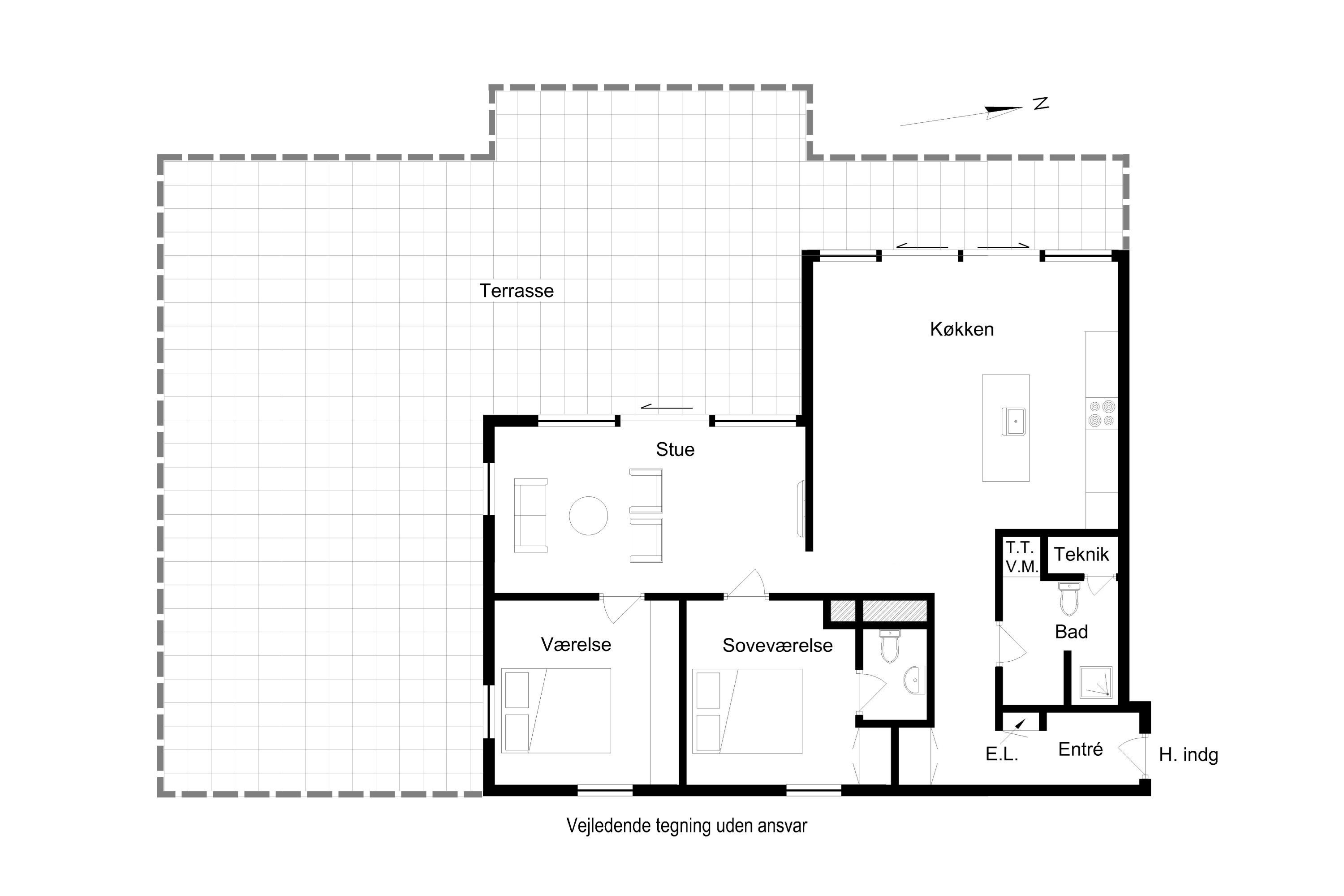 Plantegninger billede af Kulgrunden 1, 4. tv., 5500 Middelfart