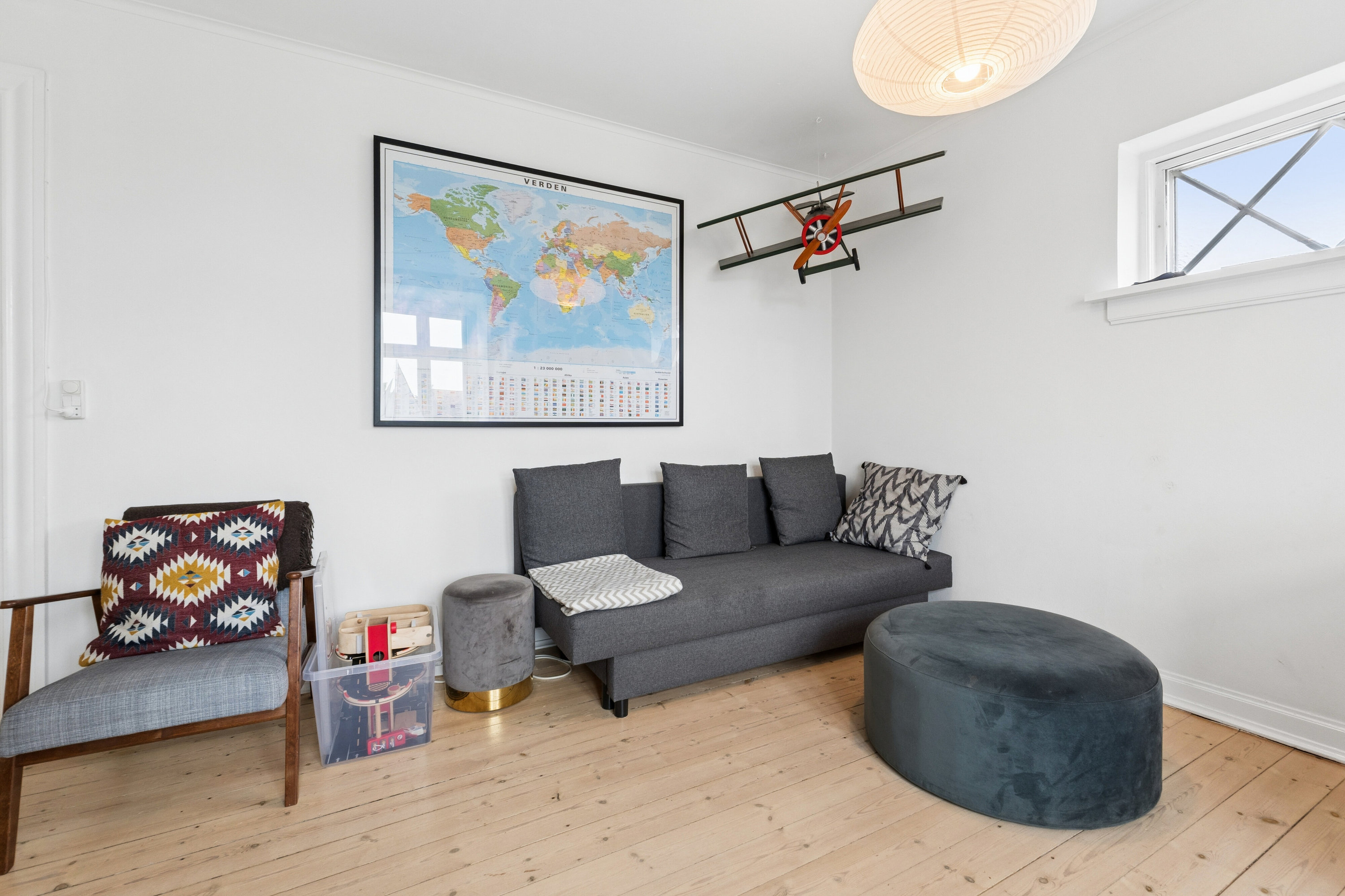 Fremhævet stue billede i fuldskærmstilstand. Billede af Læssøegade 189, 1. th., 5230 Odense M