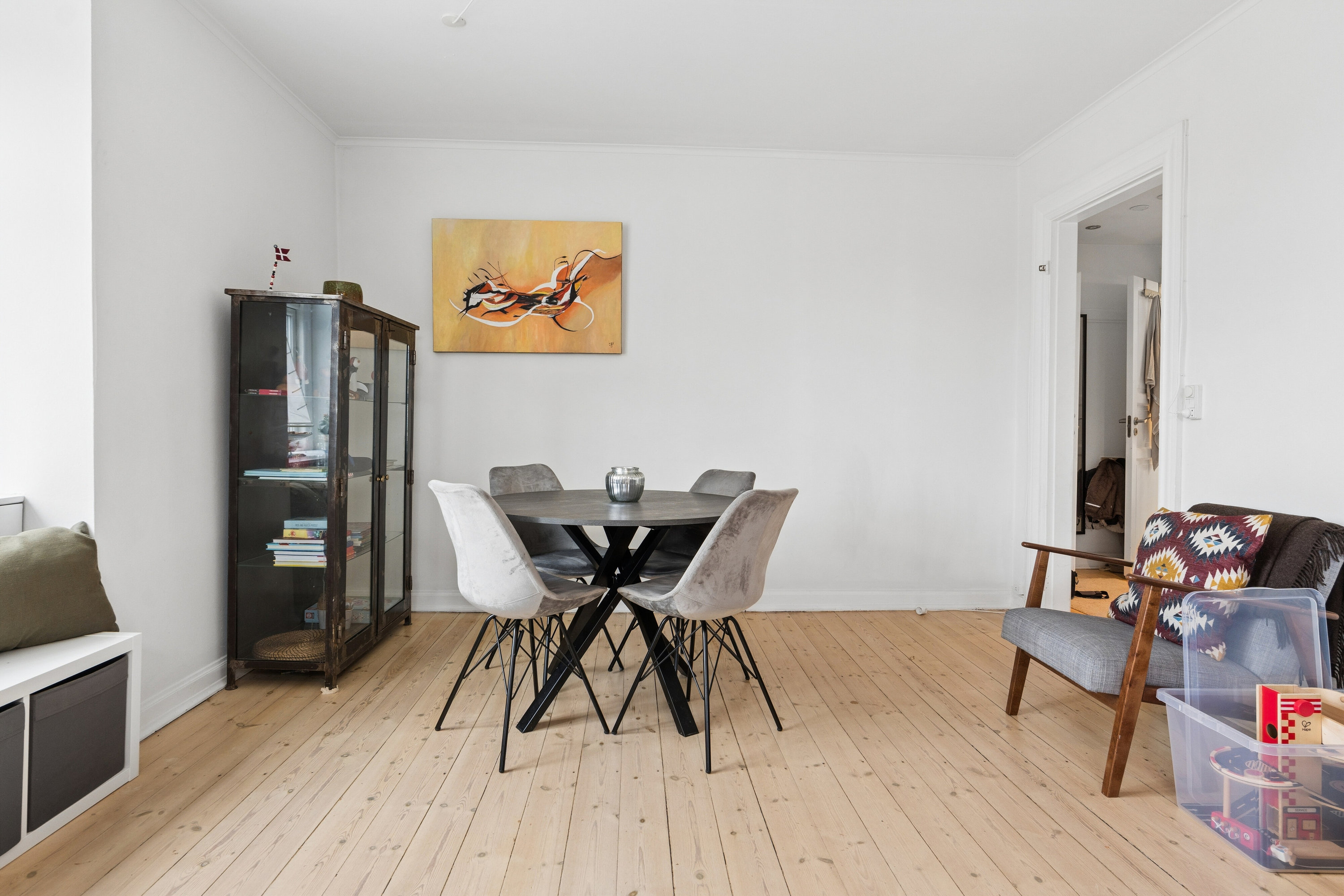 Fremhævet spisestue billede i fuldskærmstilstand. Billede af Læssøegade 189, 1. th., 5230 Odense M