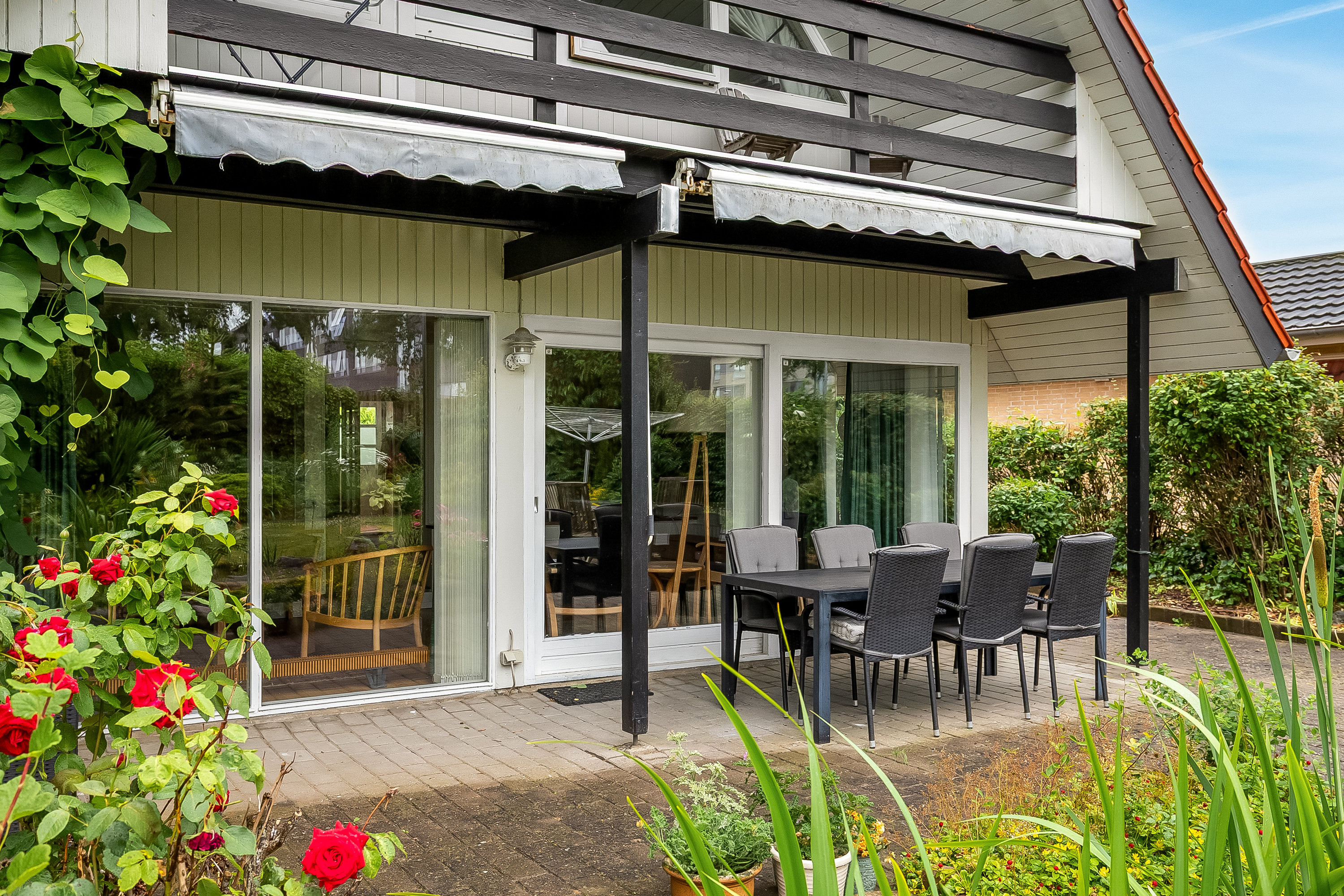 Fremhævet overdækket terrasse billede i fuldskærmstilstand. Billede af Lange-Müllers Vej 4, 7000 Fredericia