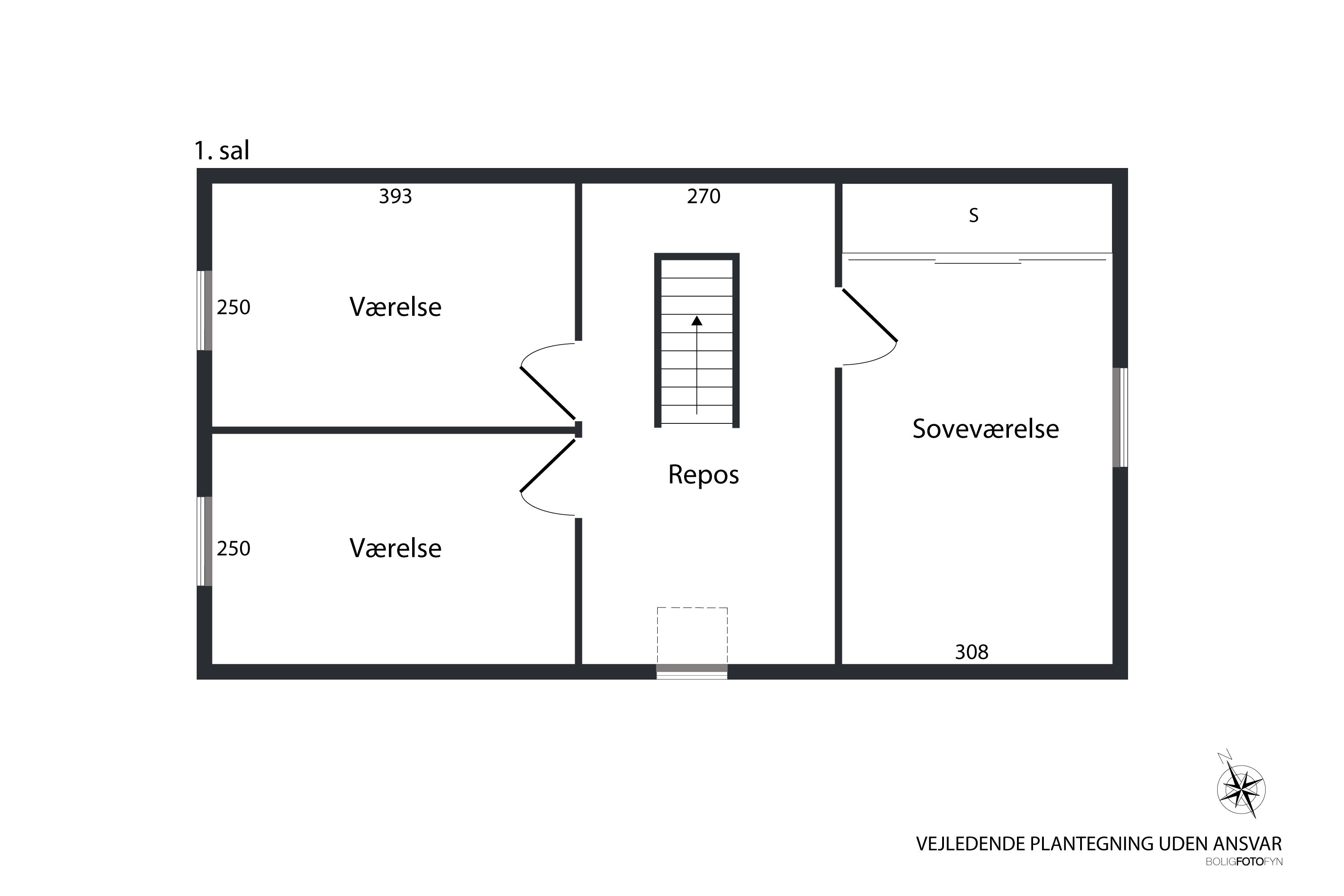 Plantegninger billede af Højbjergvej 1, Skellerup, 5540 Ullerslev