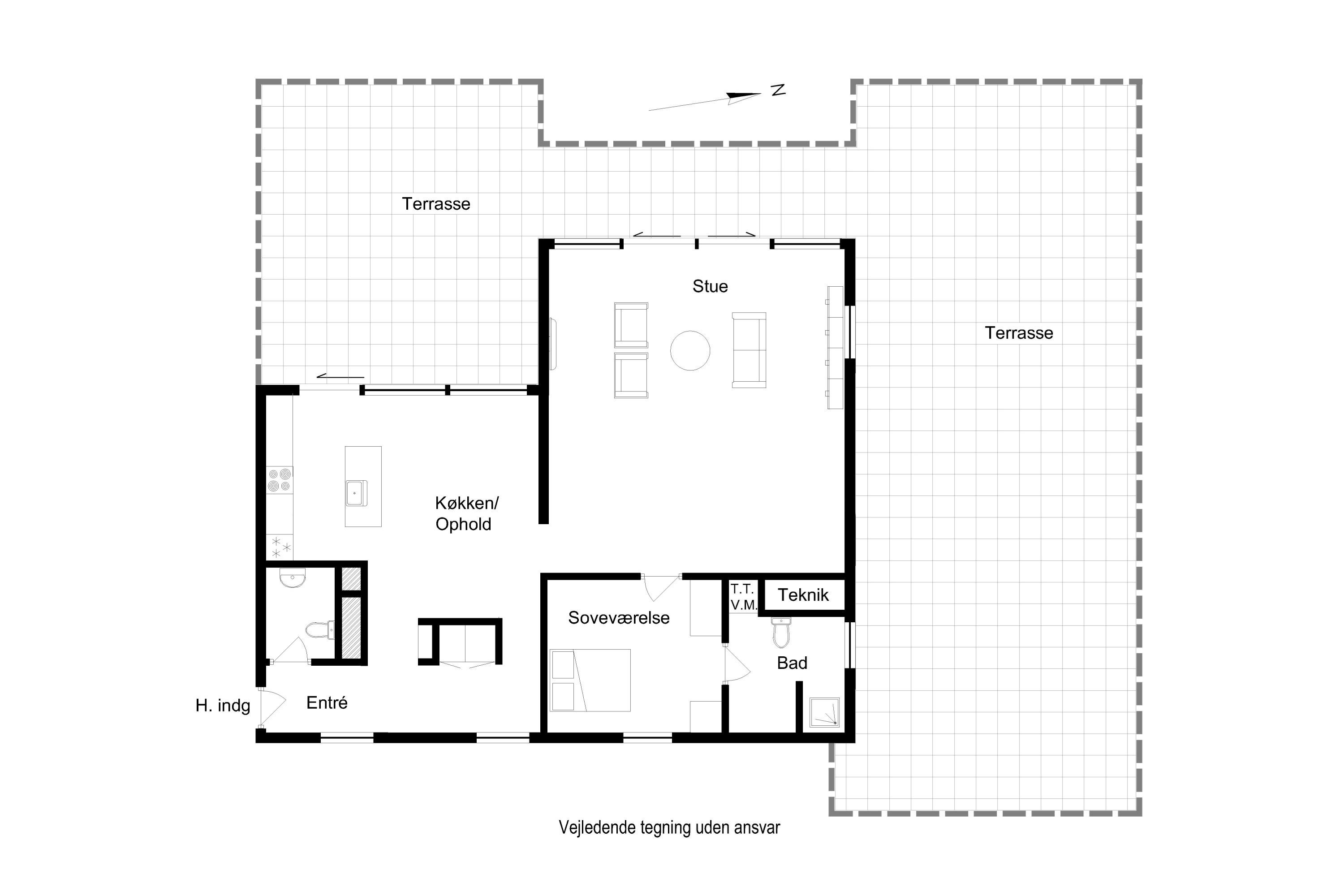 Plantegninger billede af Kulgrunden 1, 4. th., 5500 Middelfart