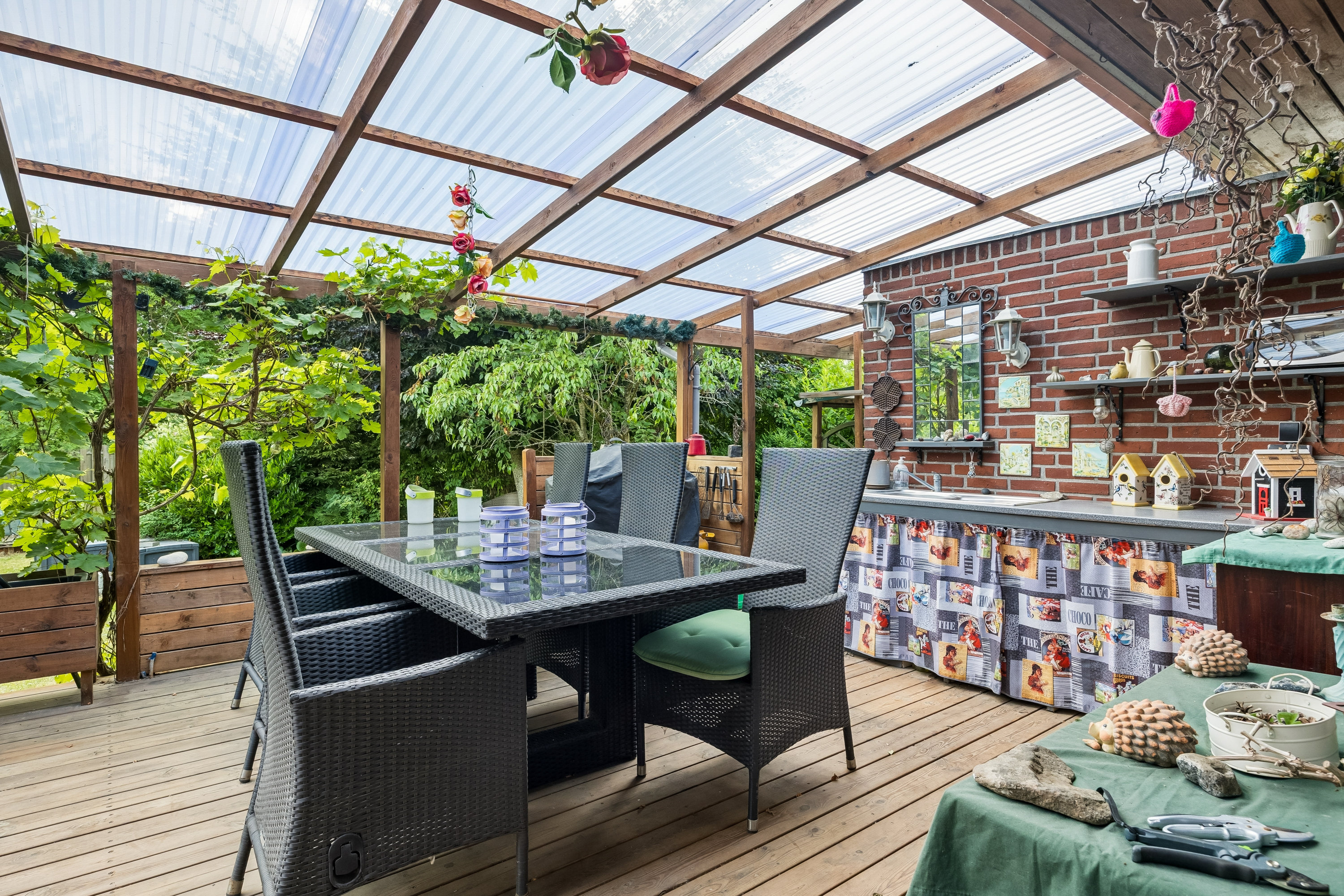 Miniaturebillede 2: terrasse. Billede af Højbuen 11, 4270 Høng