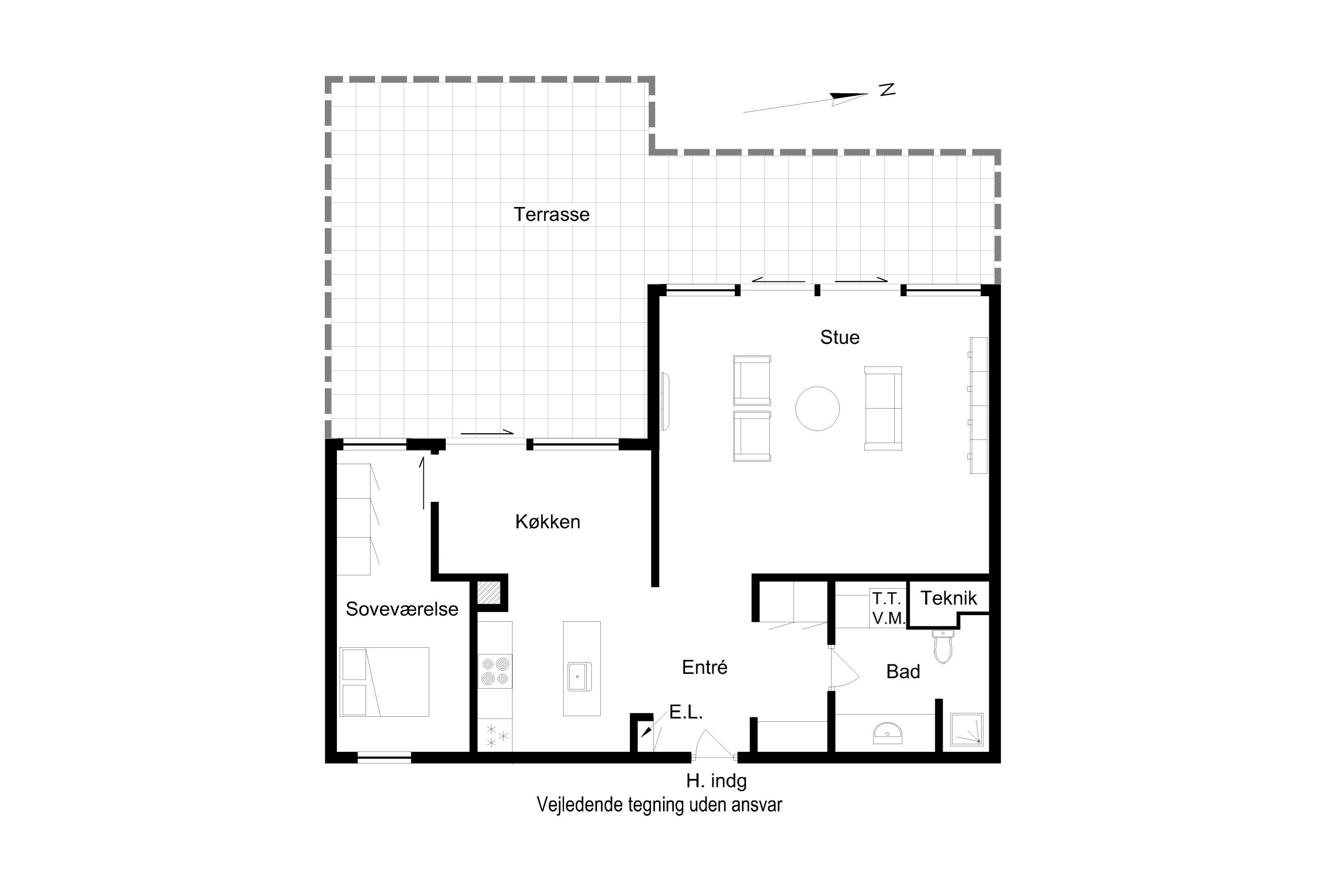 Plantegninger billede af Kulgrunden 1, 4. mf., 5500 Middelfart