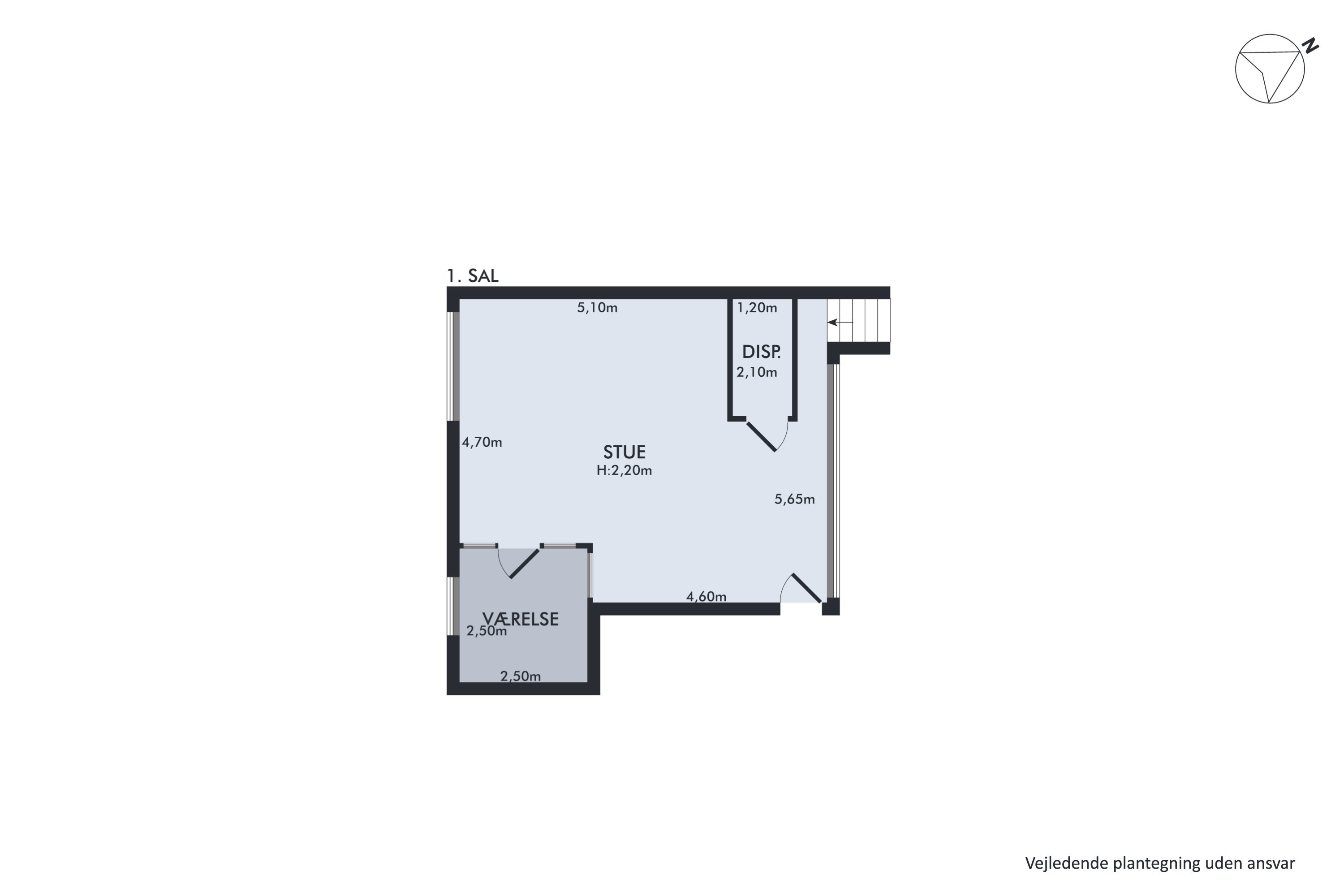 Plantegninger billede af Klerkegade 2B, Mezz., 1308 København K