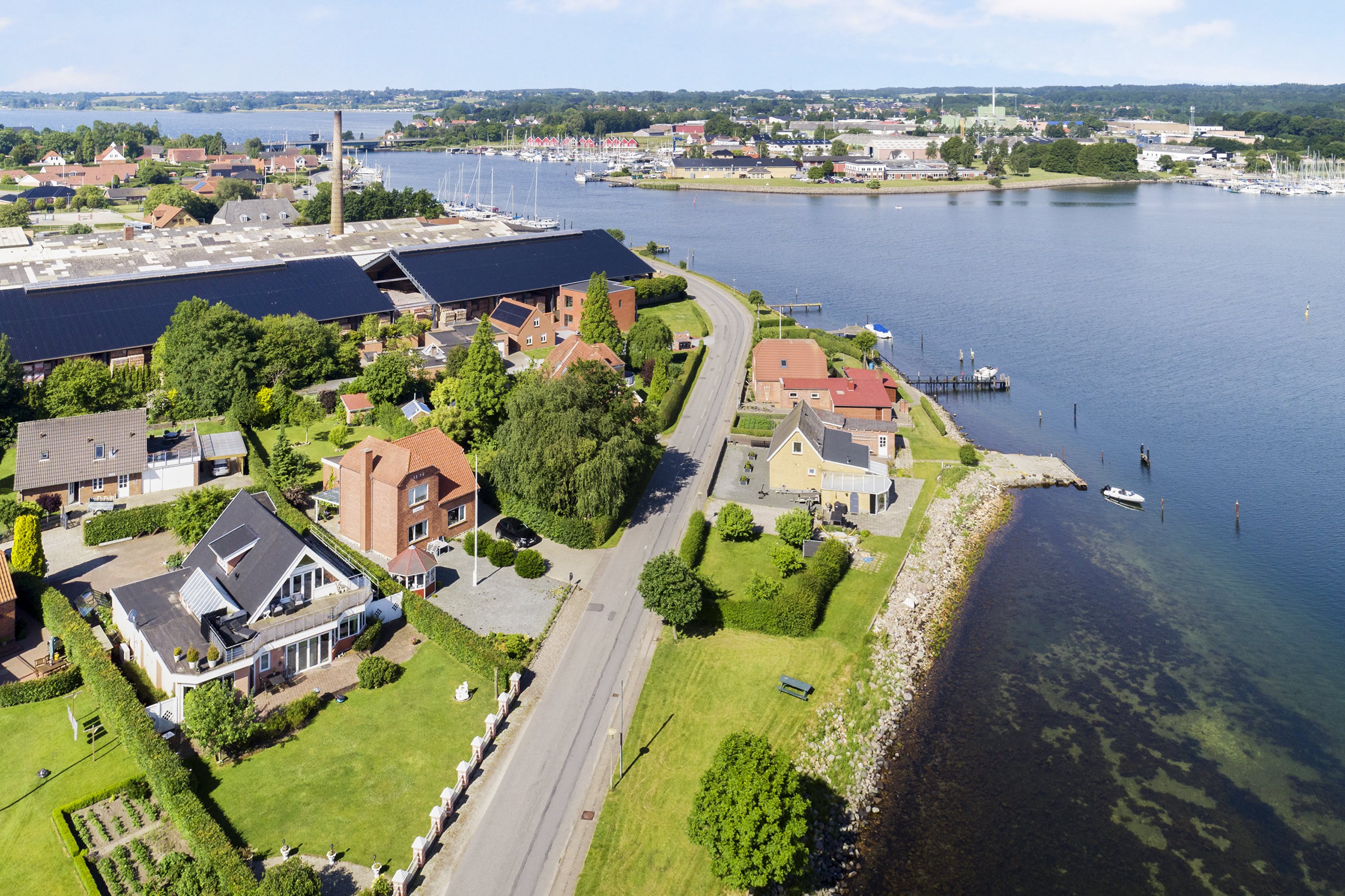 Fremhævet luftfoto billede i fuldskærmstilstand. Billede af Svinget 2A, 6320 Egernsund