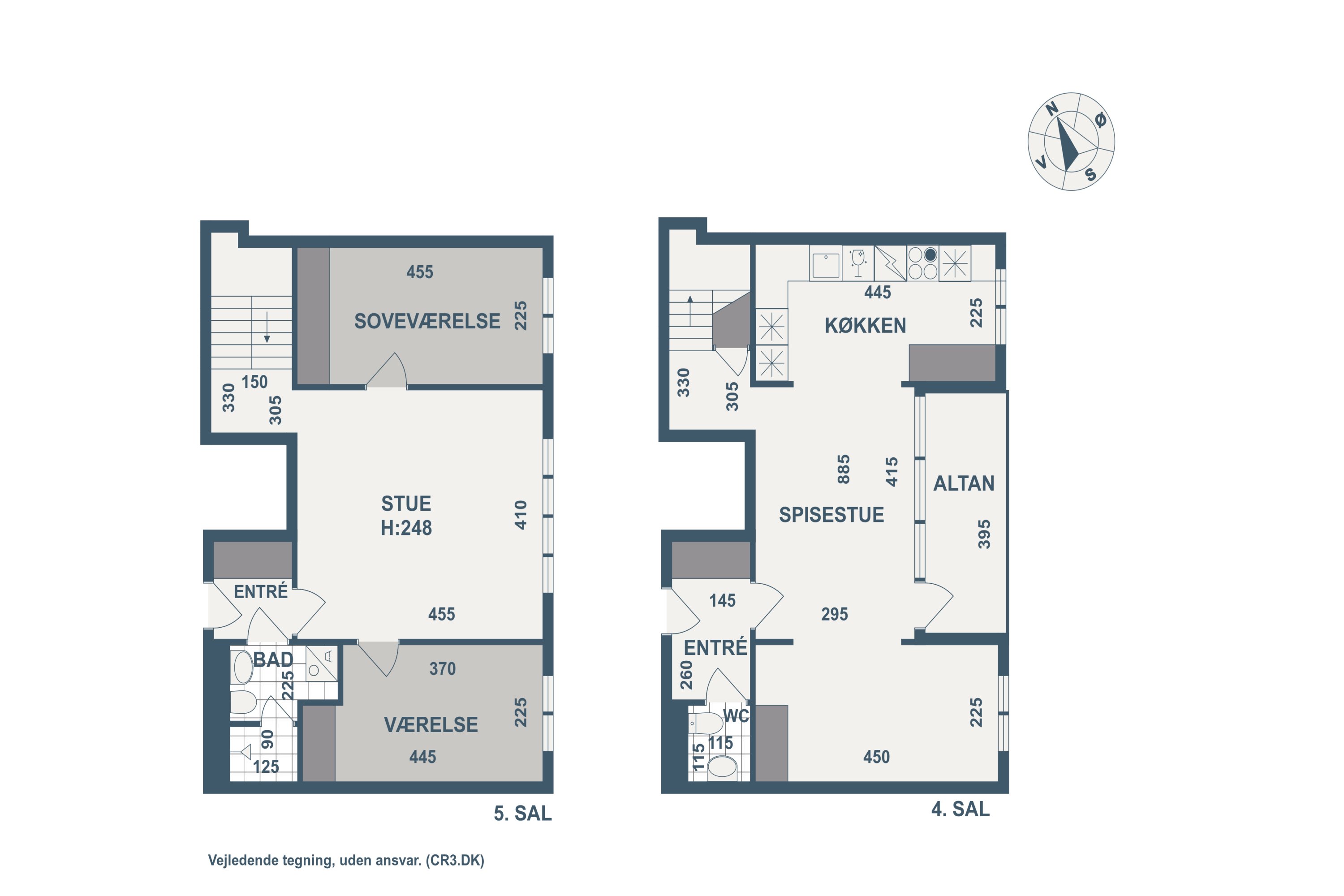 Plantegninger billede af Vagtelvej 59, 4. mf., 2000 Frederiksberg