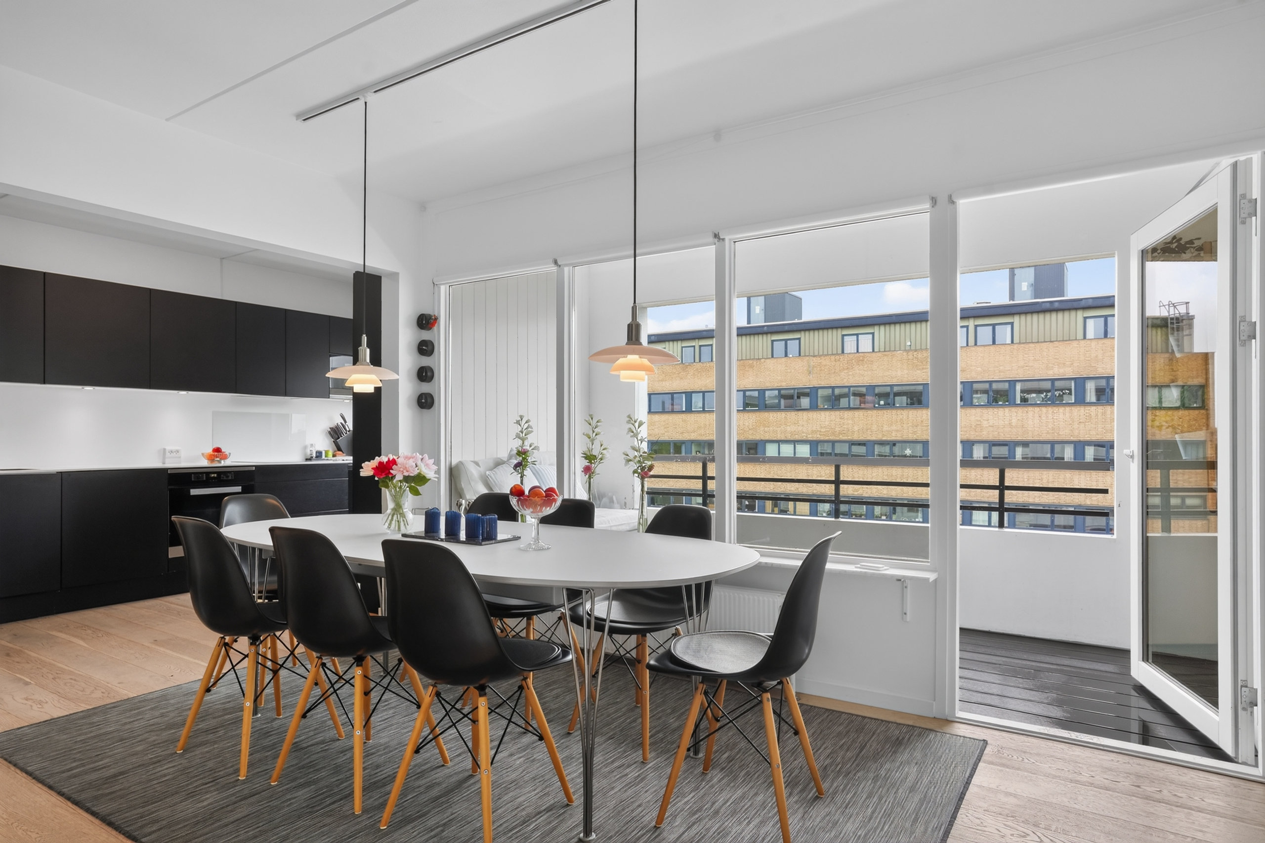 Fremhævet spisestue billede i fuldskærmstilstand. Billede af Vagtelvej 59, 4. mf., 2000 Frederiksberg