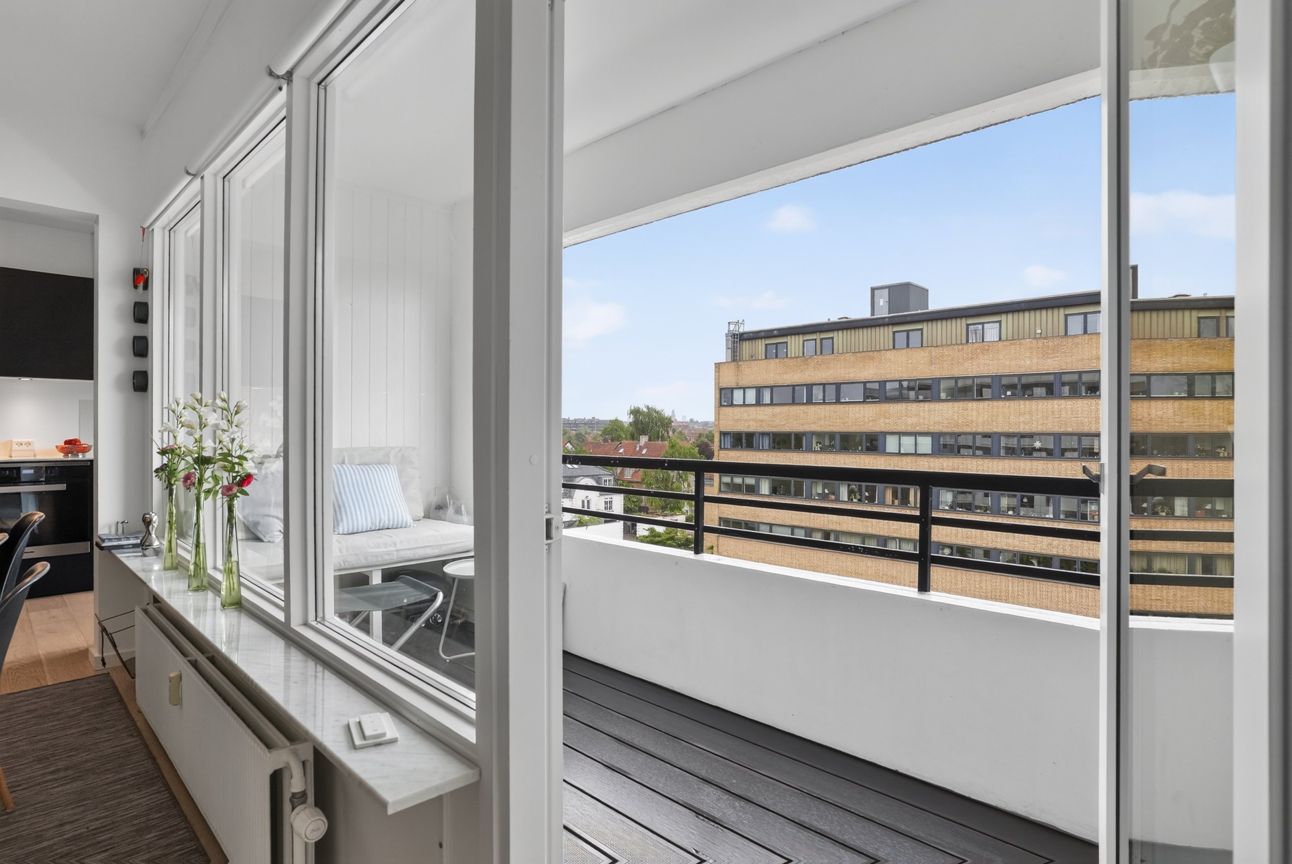 Fremhævet altan billede i fuldskærmstilstand. Billede af Vagtelvej 59, 4. mf., 2000 Frederiksberg