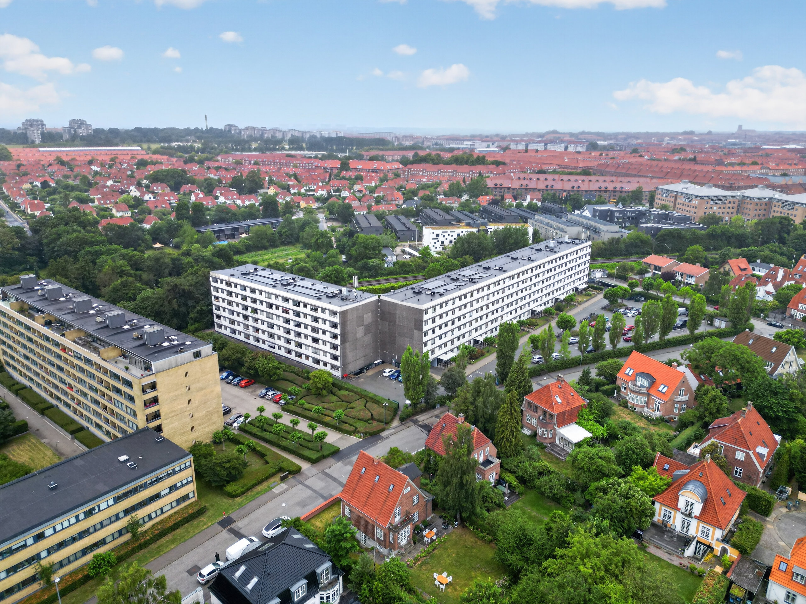 Fremhævet luftfoto billede i fuldskærmstilstand. Billede af Vagtelvej 59, 4. mf., 2000 Frederiksberg