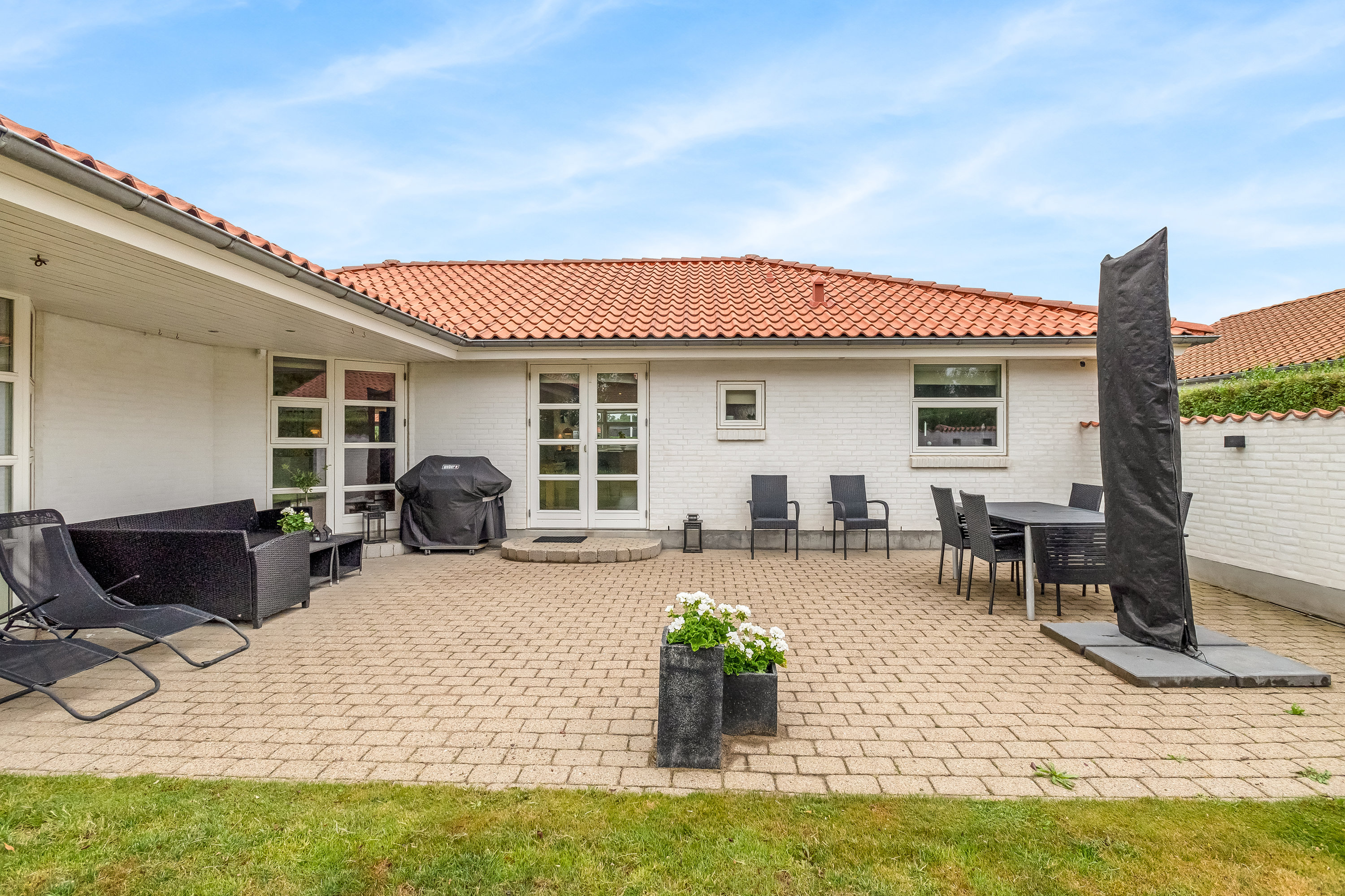 Fremhævet terrasse billede i fuldskærmstilstand. Billede af Wagnersvej 121, 7500 Holstebro