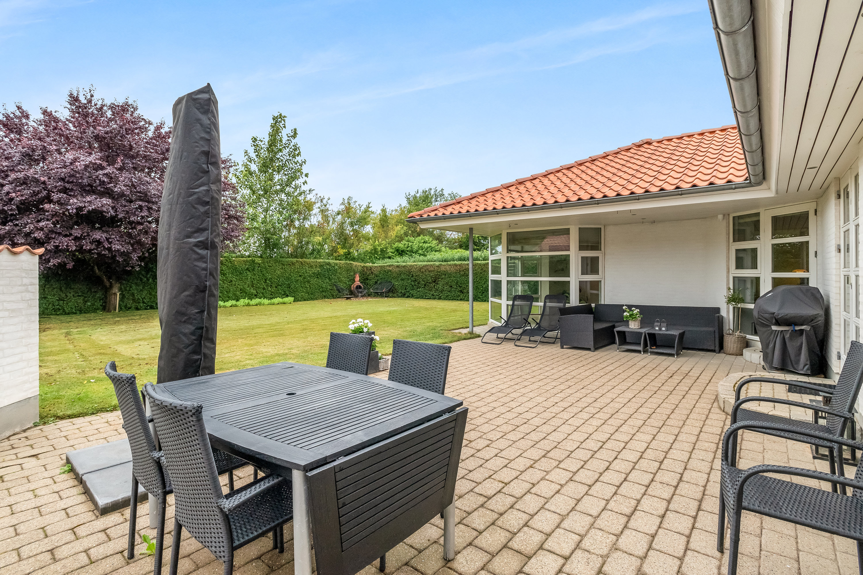 Fremhævet terrasse billede i fuldskærmstilstand. Billede af Wagnersvej 121, 7500 Holstebro