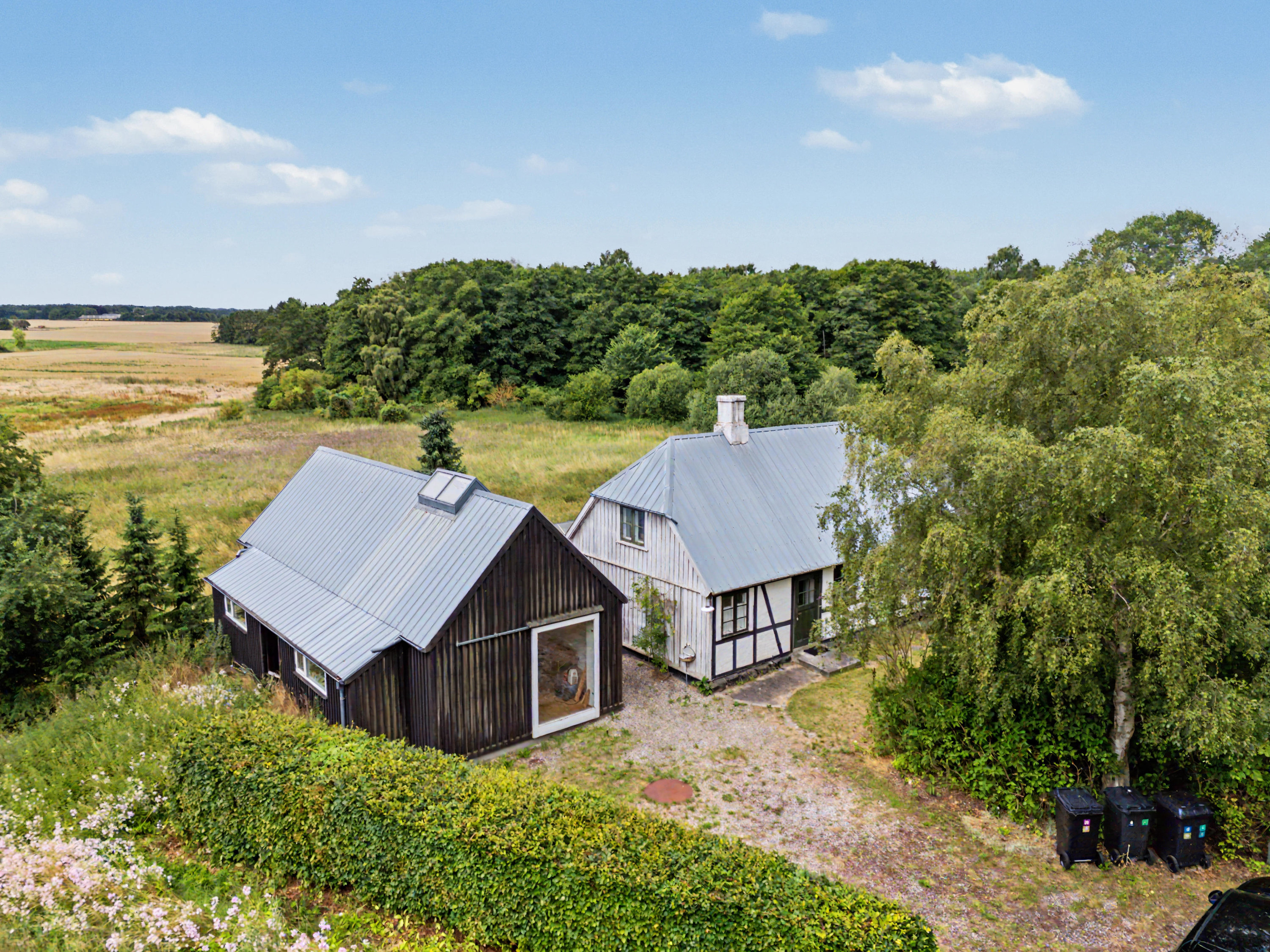 Villa: Luftfoto på Bandholmvej 144, Birket, 4943 Torrig L