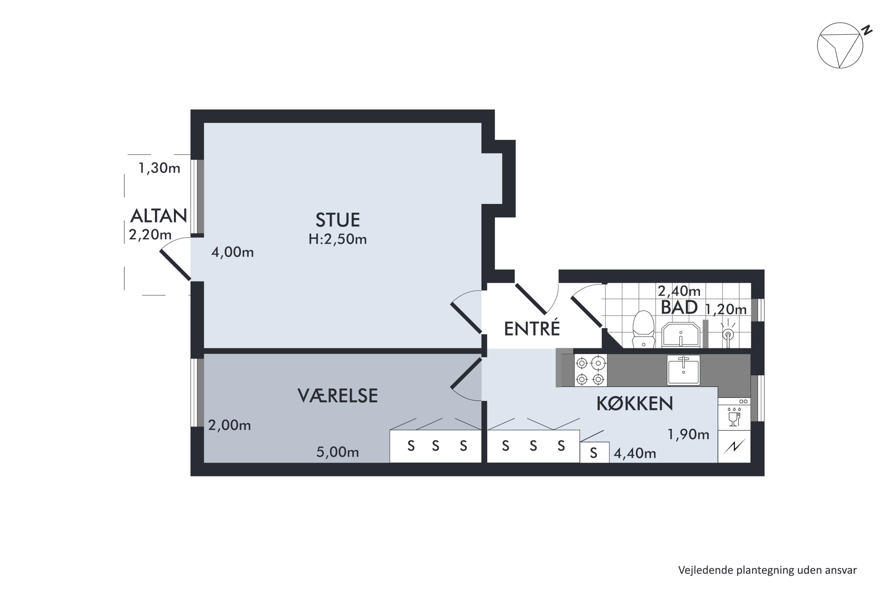 Plantegninger billede af Taastrup Have 1, st. tv., 2630 Taastrup