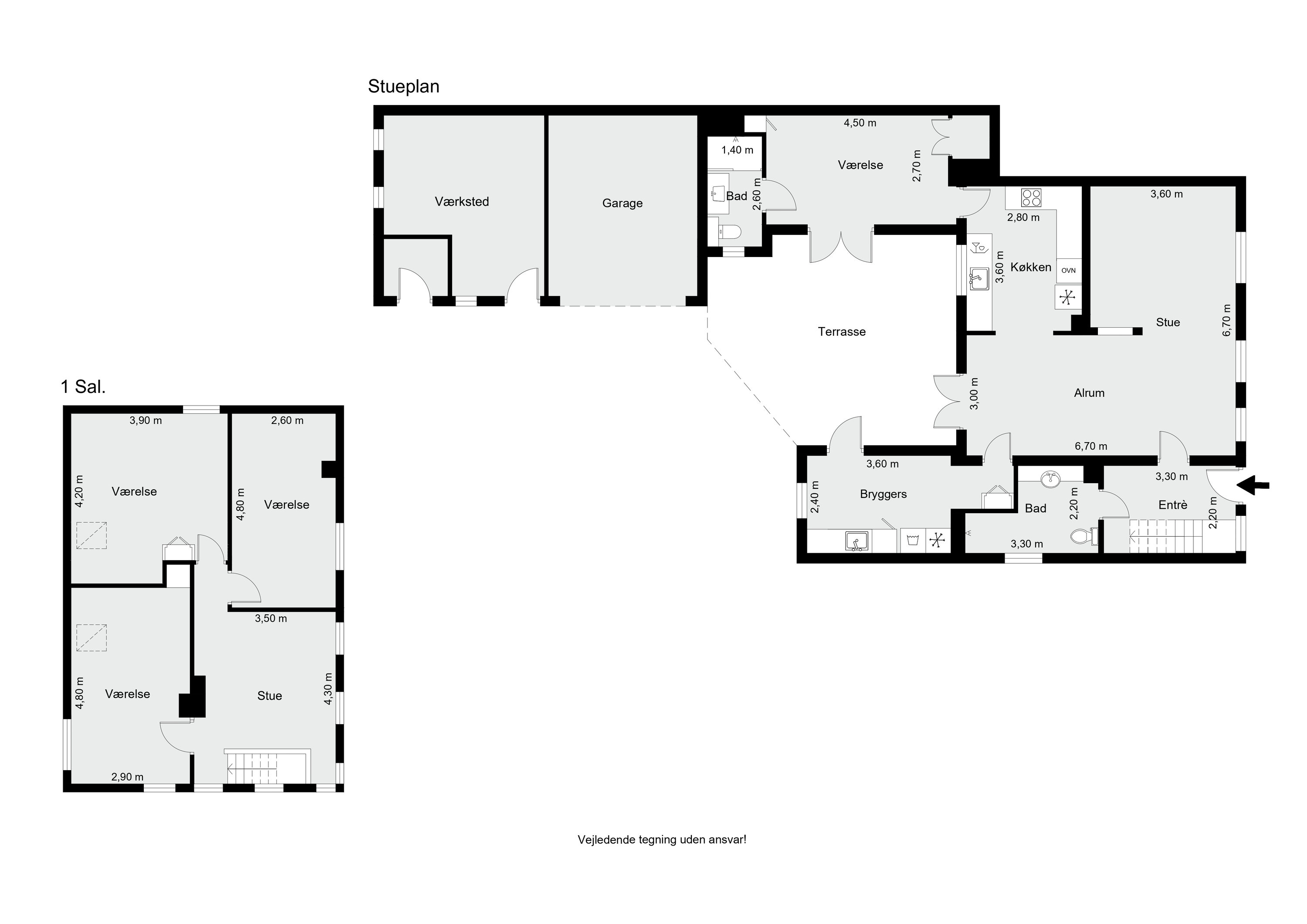 Plantegninger billede af Ryesgade 19, Gl. Rye, 8680 Ry
