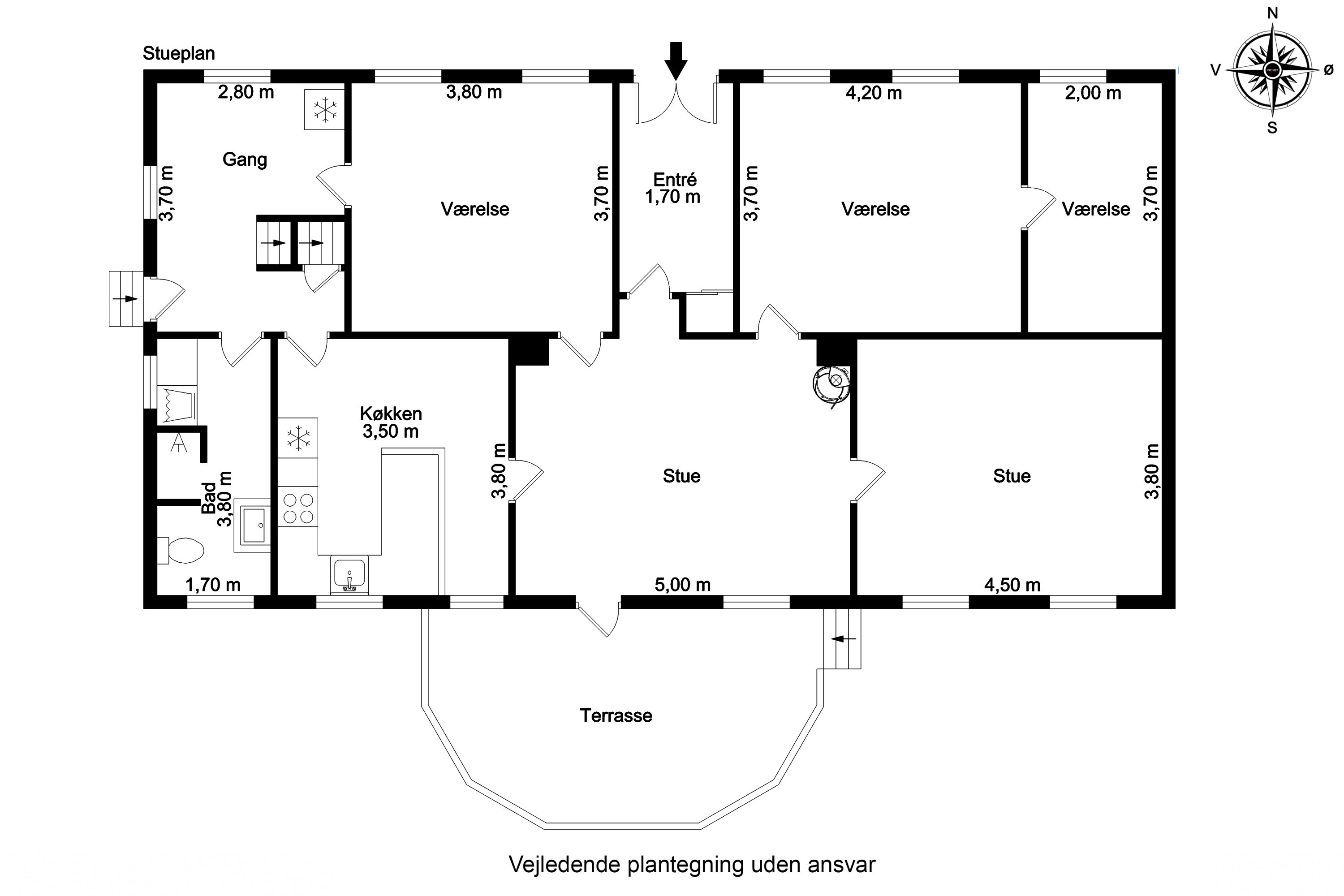 Plantegninger billede af Drejø Brovej 22, Drejø, 5700 Svendborg