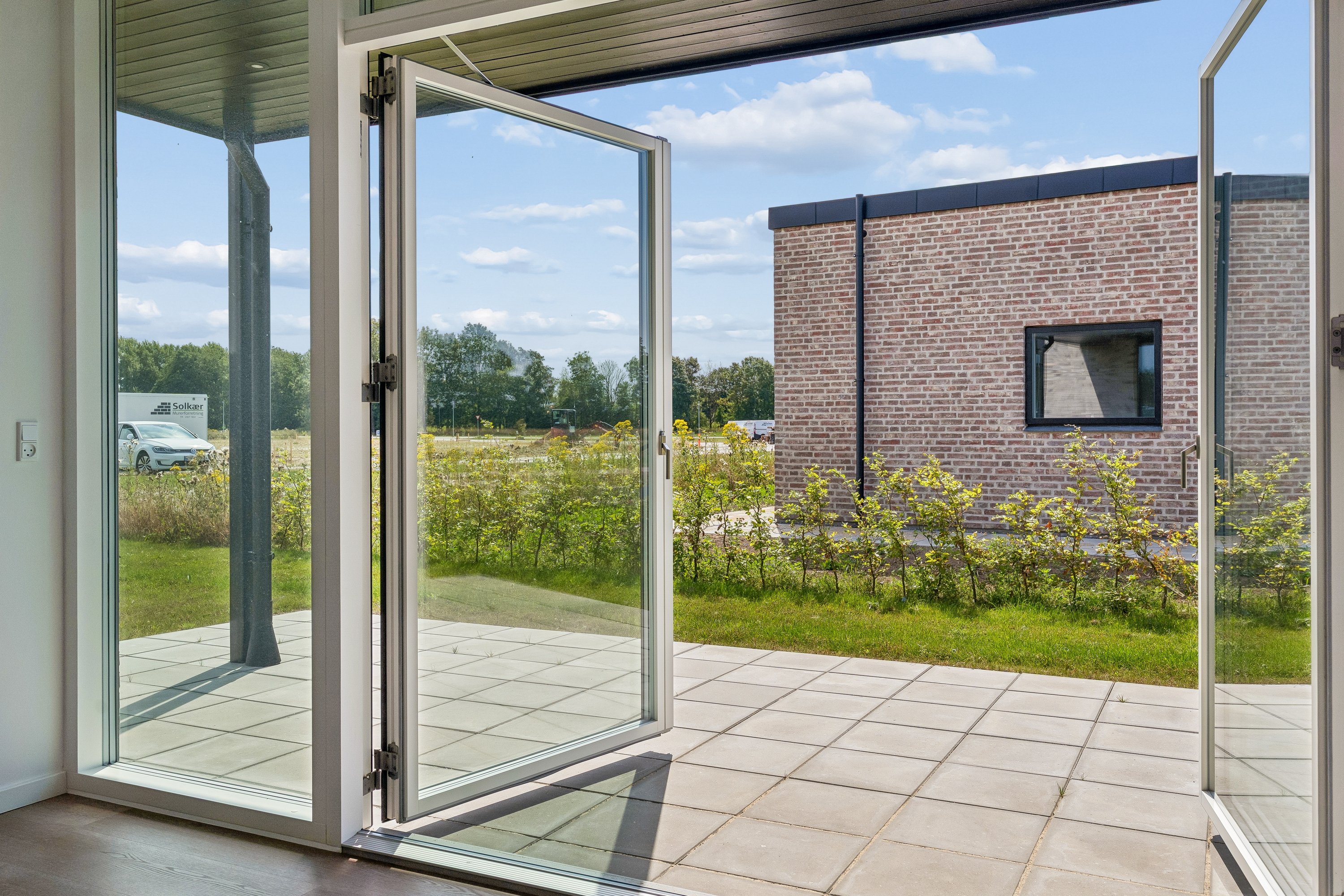Fremhævet terrasse billede i fuldskærmstilstand. Billede af Åbenheden 43, 8722 Hedensted