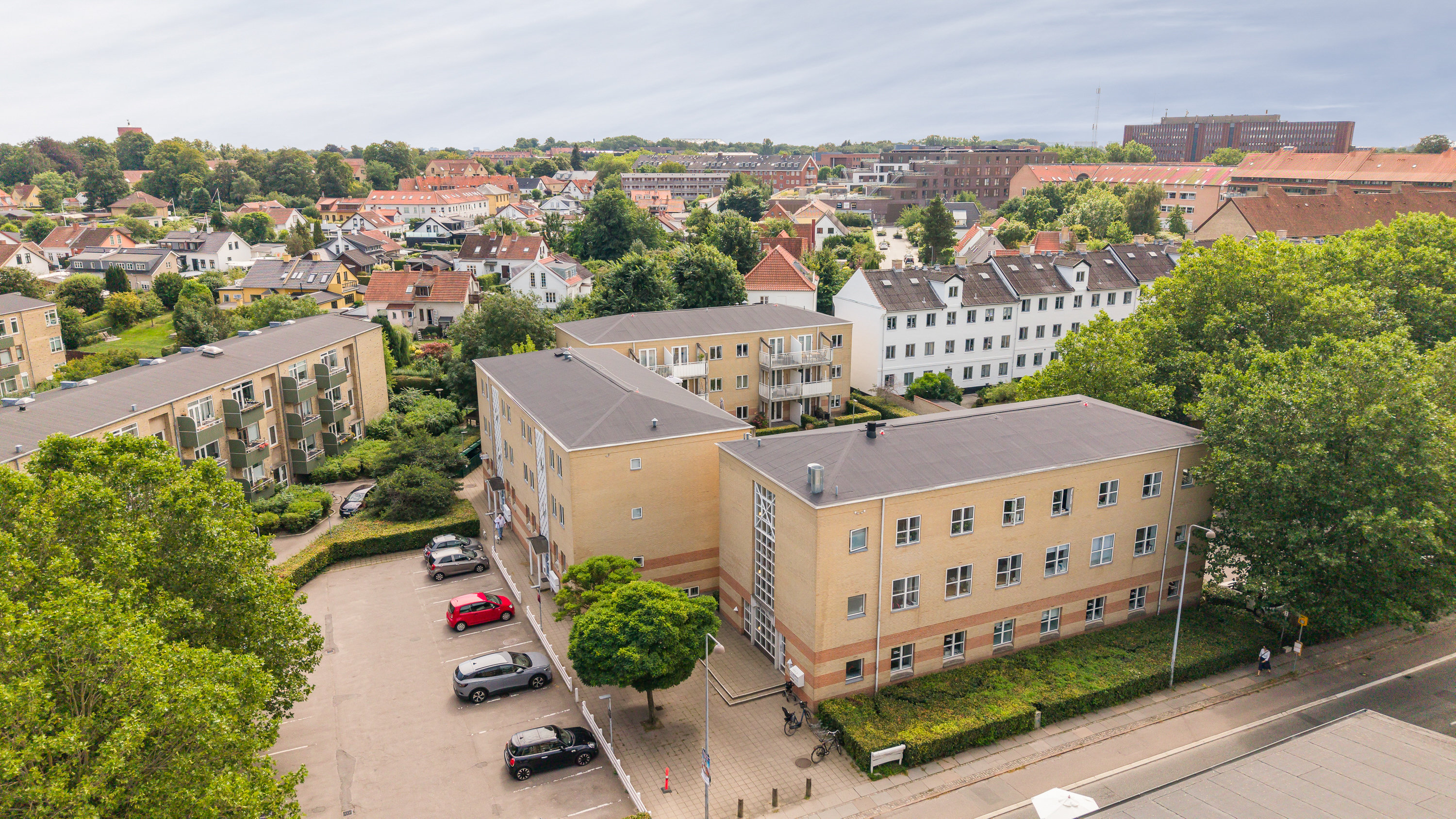 Fremhævet luftfoto billede i fuldskærmstilstand. Billede af Nørgaardsvej 14, st. tv., 2800 Kongens Lyngby