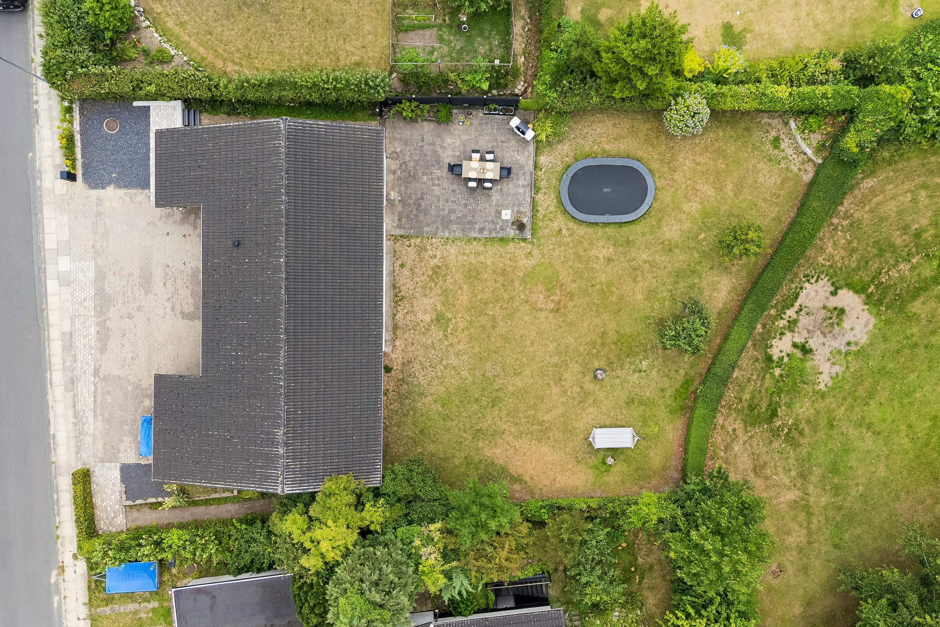 Fremhævet luftfoto billede i fuldskærmstilstand. Billede af Søgårdsvej 13, Næsby, 5270 Odense N