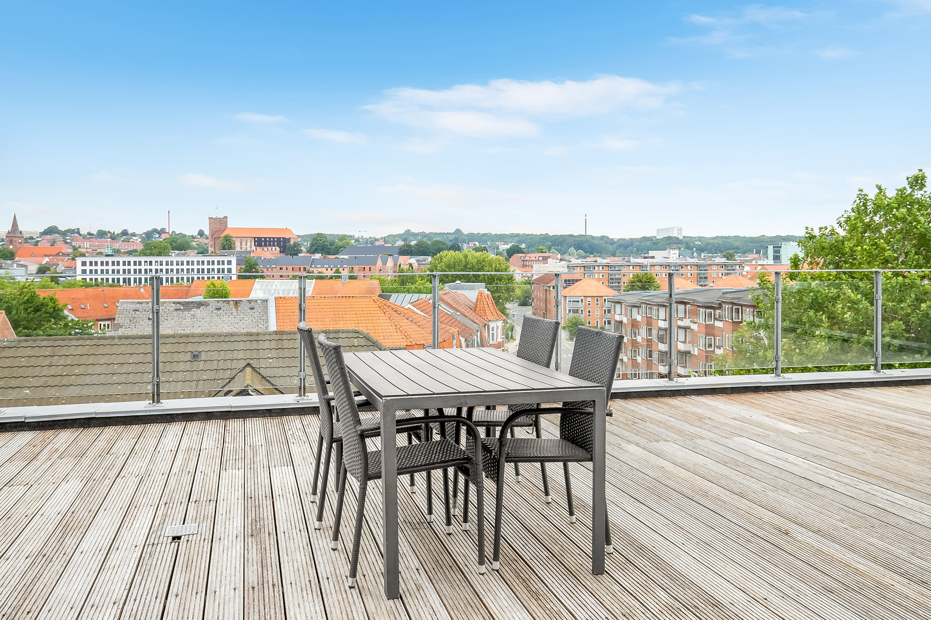 Miniaturebillede 1: tagterrasse. Billede af Christian 10 Gade 11, st. th., 6000 Kolding