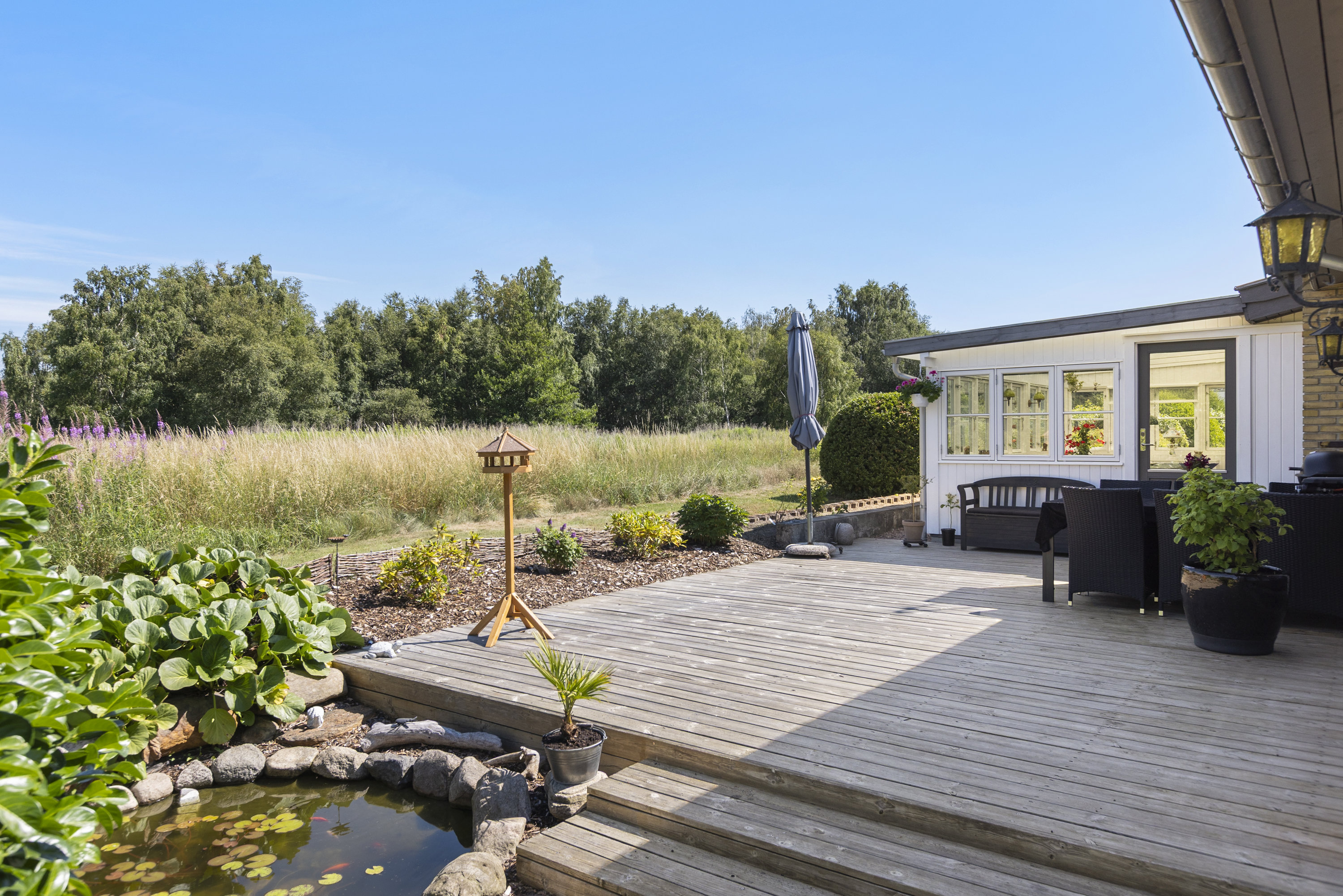 Fremhævet terrasse billede i fuldskærmstilstand. Billede af Tangbjergvej 56, 3650 Ølstykke