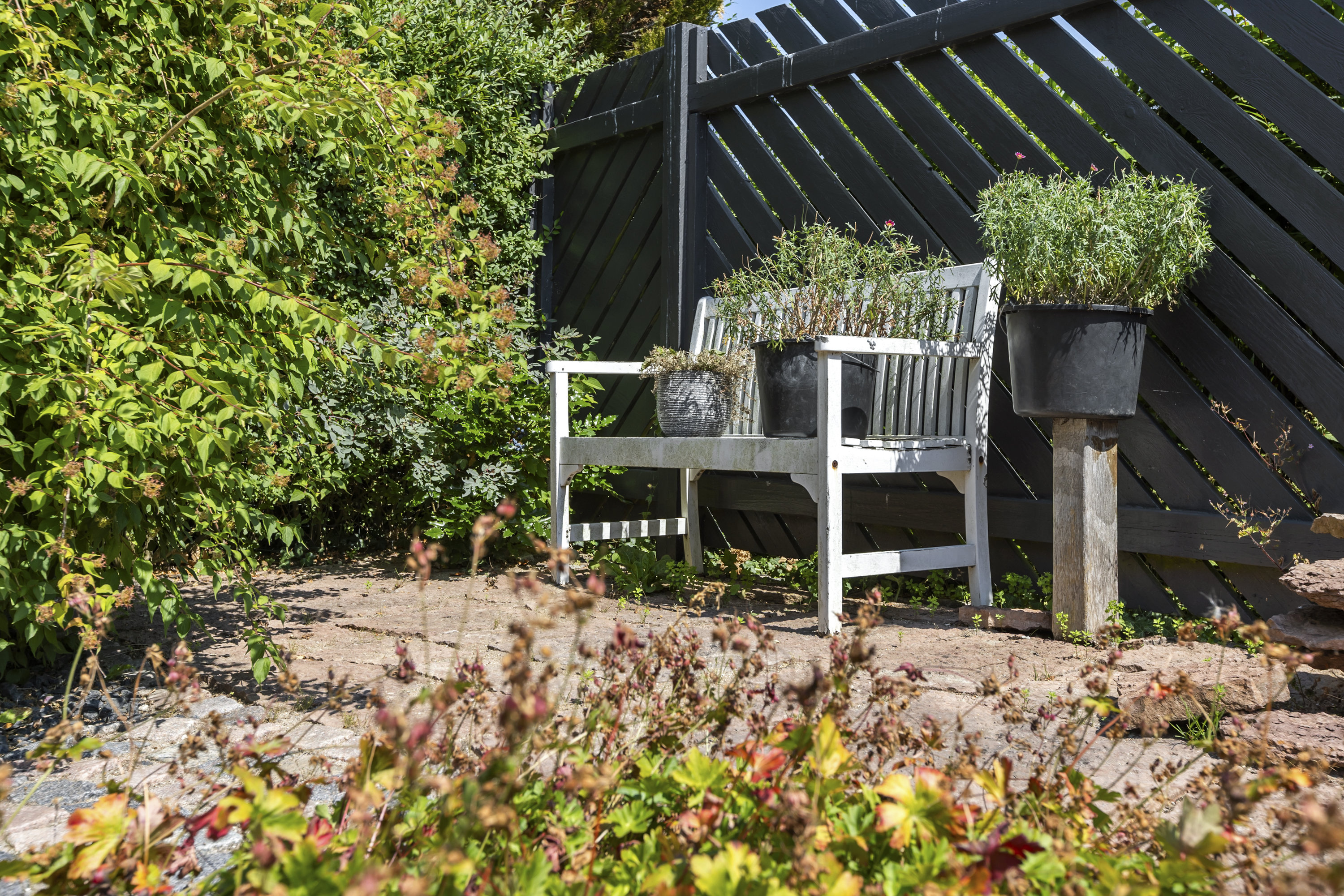 Fremhævet terrasse billede i fuldskærmstilstand. Billede af Egevang 24, Lindenborg, 4000 Roskilde