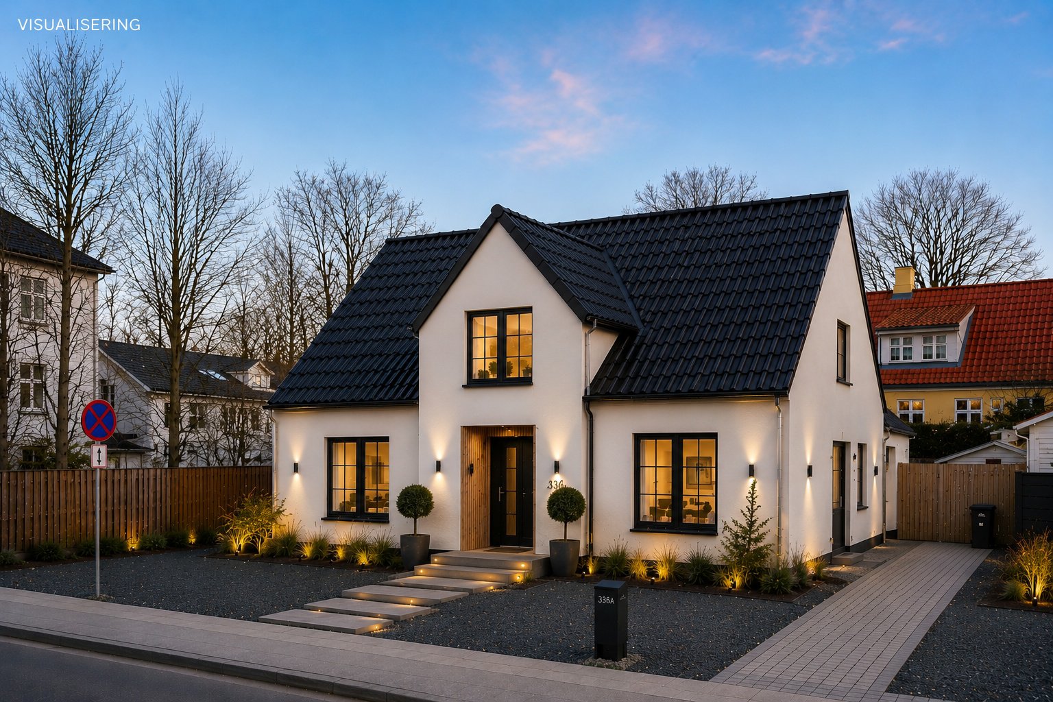 Villa: Visualiserings forslag 2 på Hadsundvej 336, 9260 Gistrup