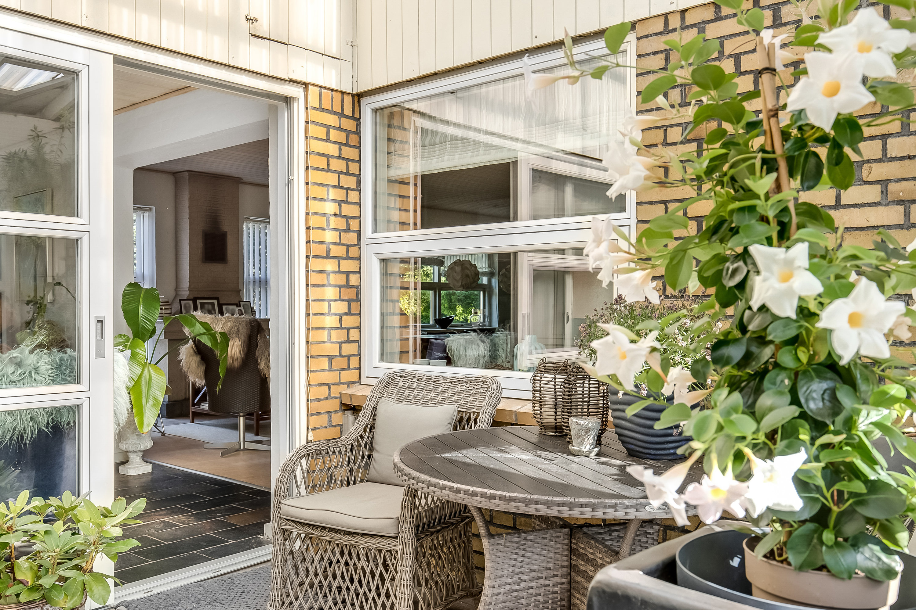 Fremhævet terrasse billede i fuldskærmstilstand. Billede af Vedbæksvænget 3, Torsted, 8700 Horsens