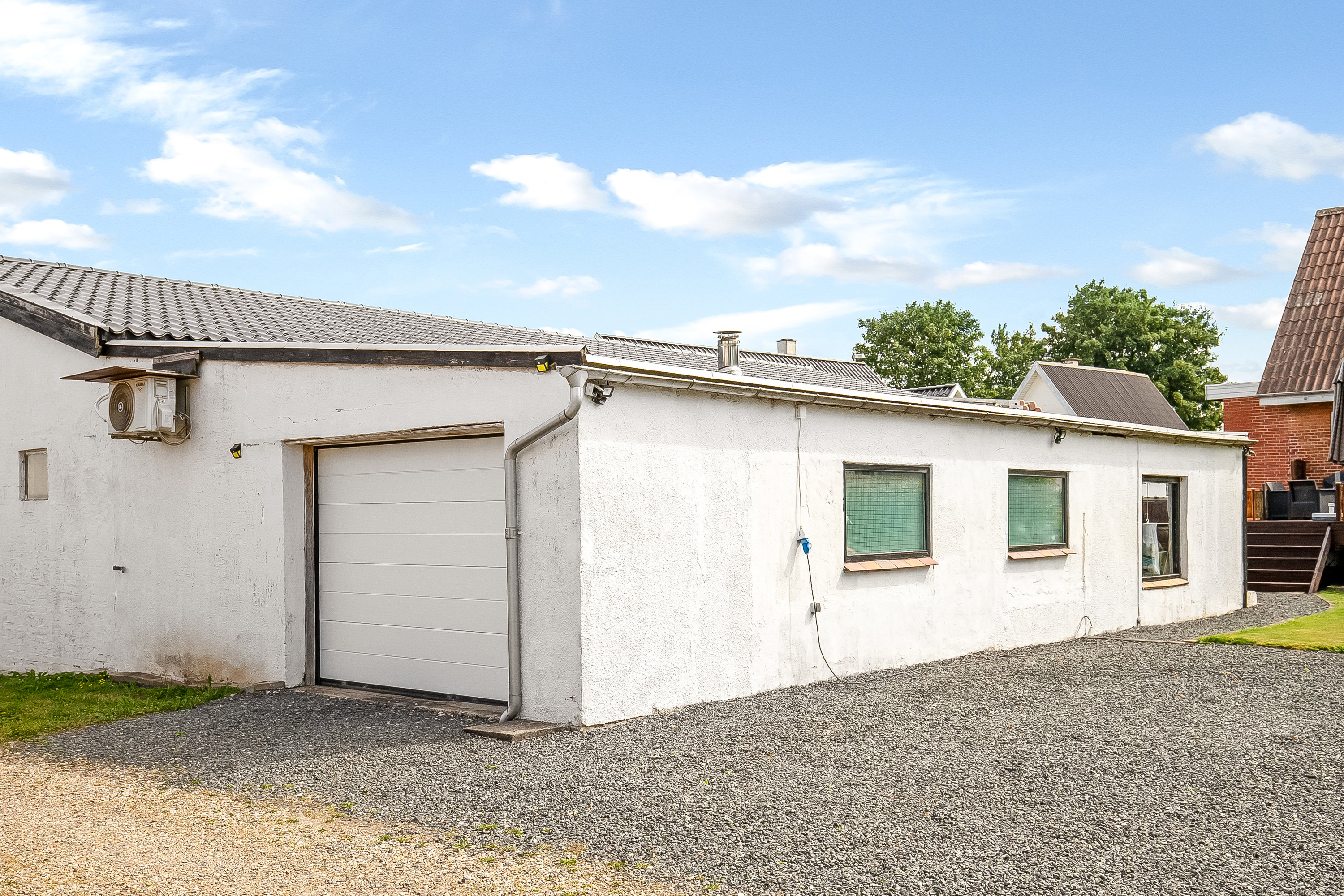 Fremhævet garage billede i fuldskærmstilstand. Billede af Nansensvej 4, 8700 Horsens