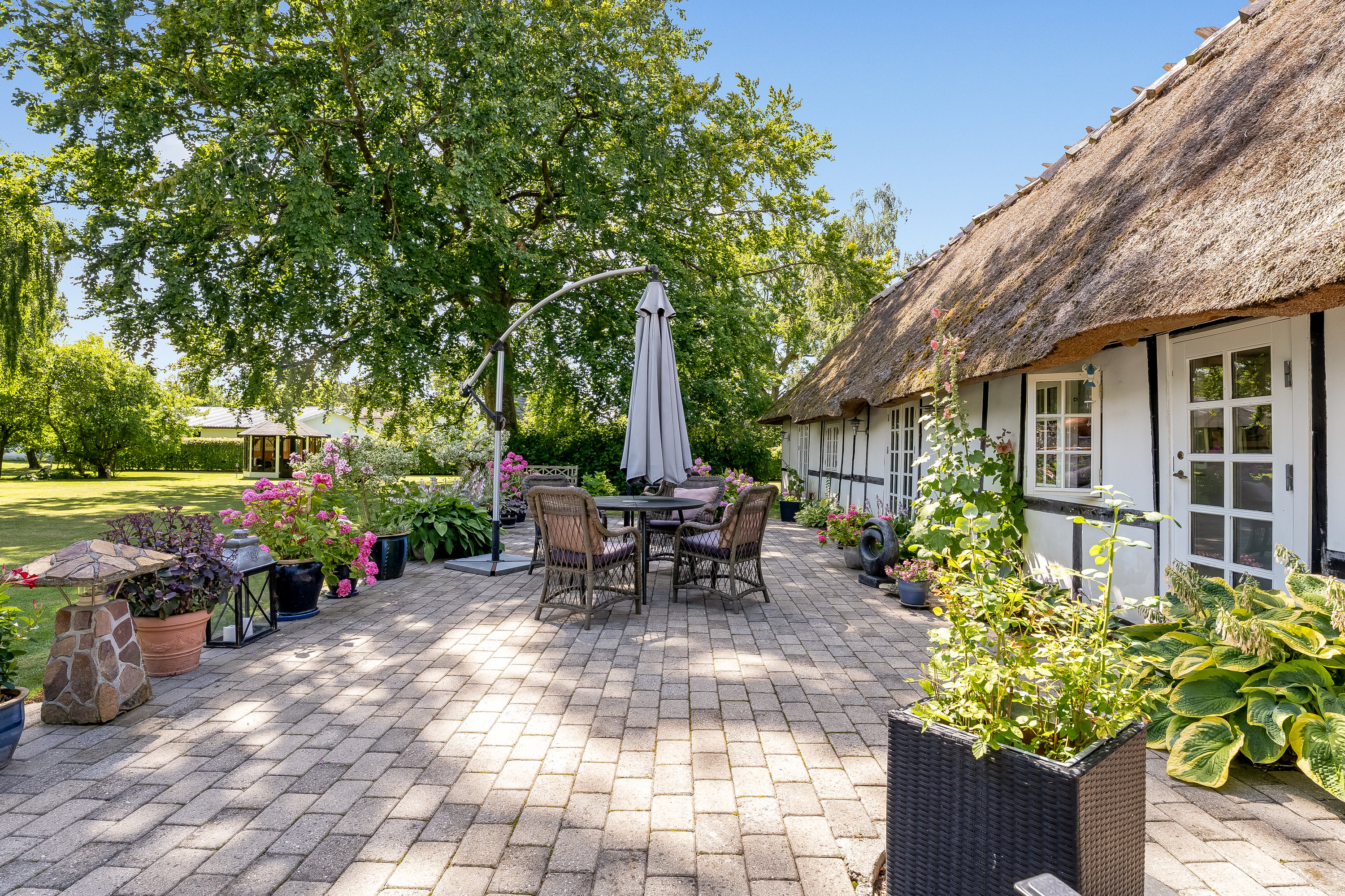 Fremhævet terrasse billede i fuldskærmstilstand. Billede af Højagervej 55, Vindeby, 4913 Horslunde