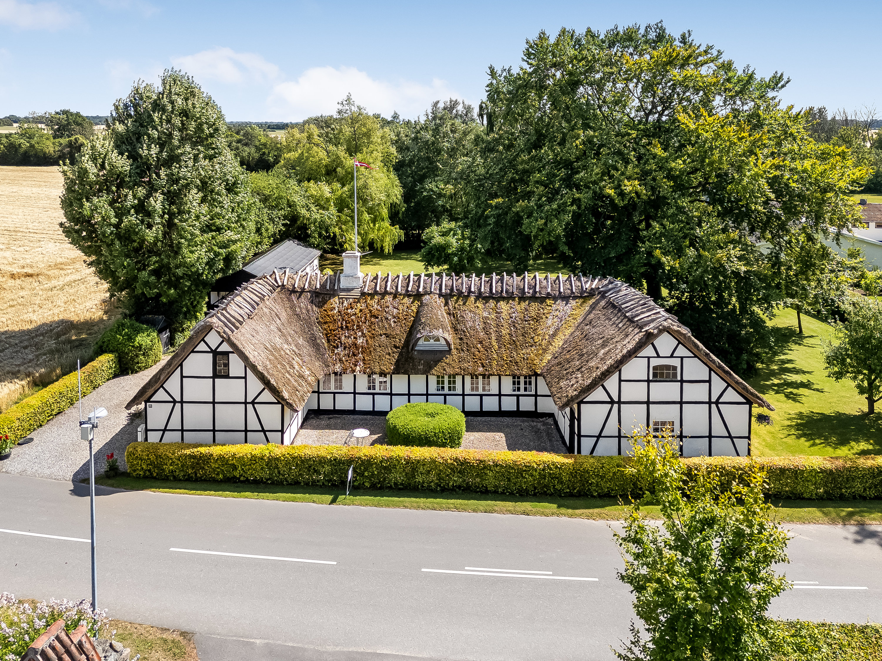 Fremhævet facade billede i fuldskærmstilstand. Billede af Højagervej 55, Vindeby, 4913 Horslunde