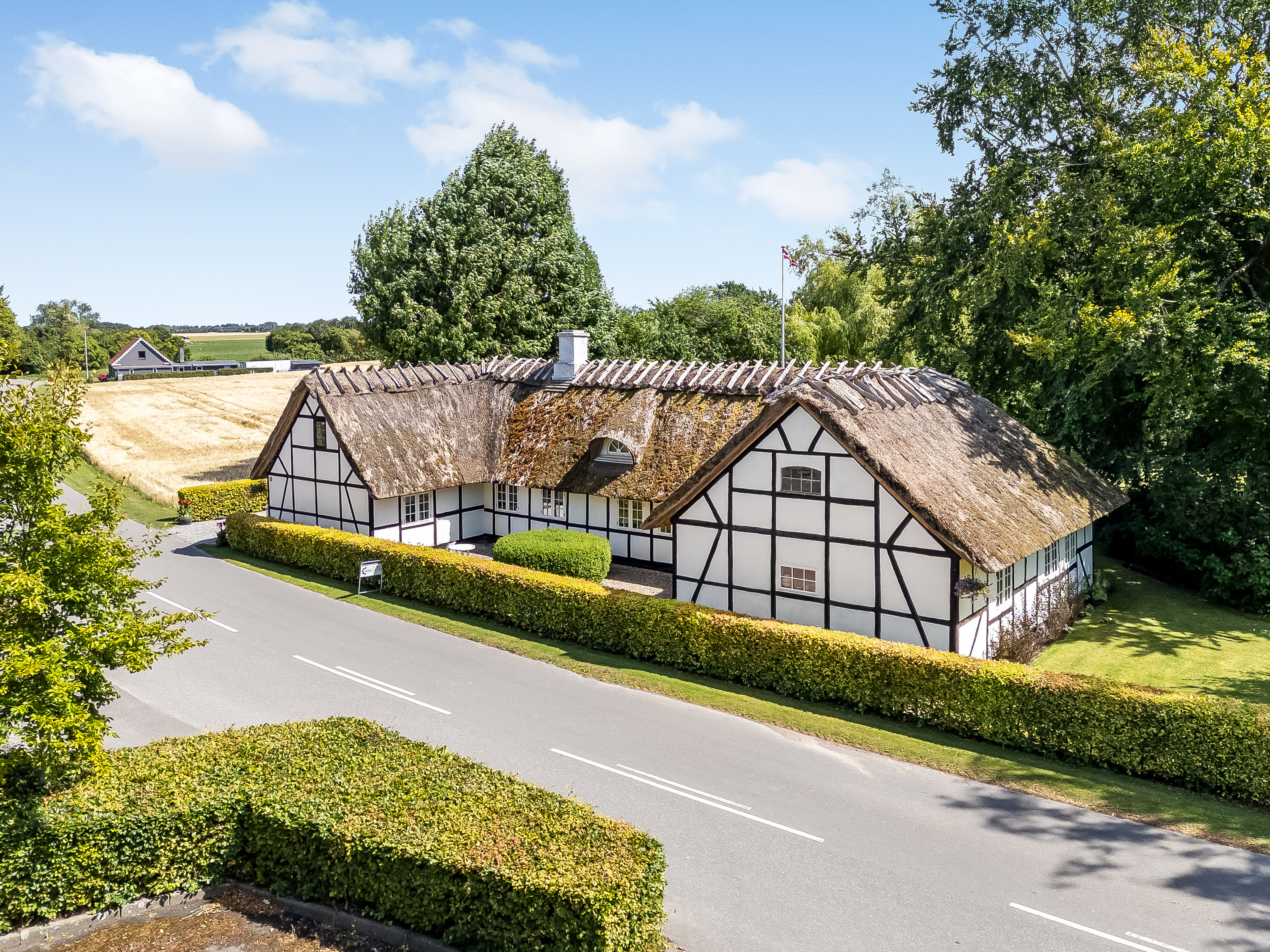 Fremhævet facade billede i fuldskærmstilstand. Billede af Højagervej 55, Vindeby, 4913 Horslunde