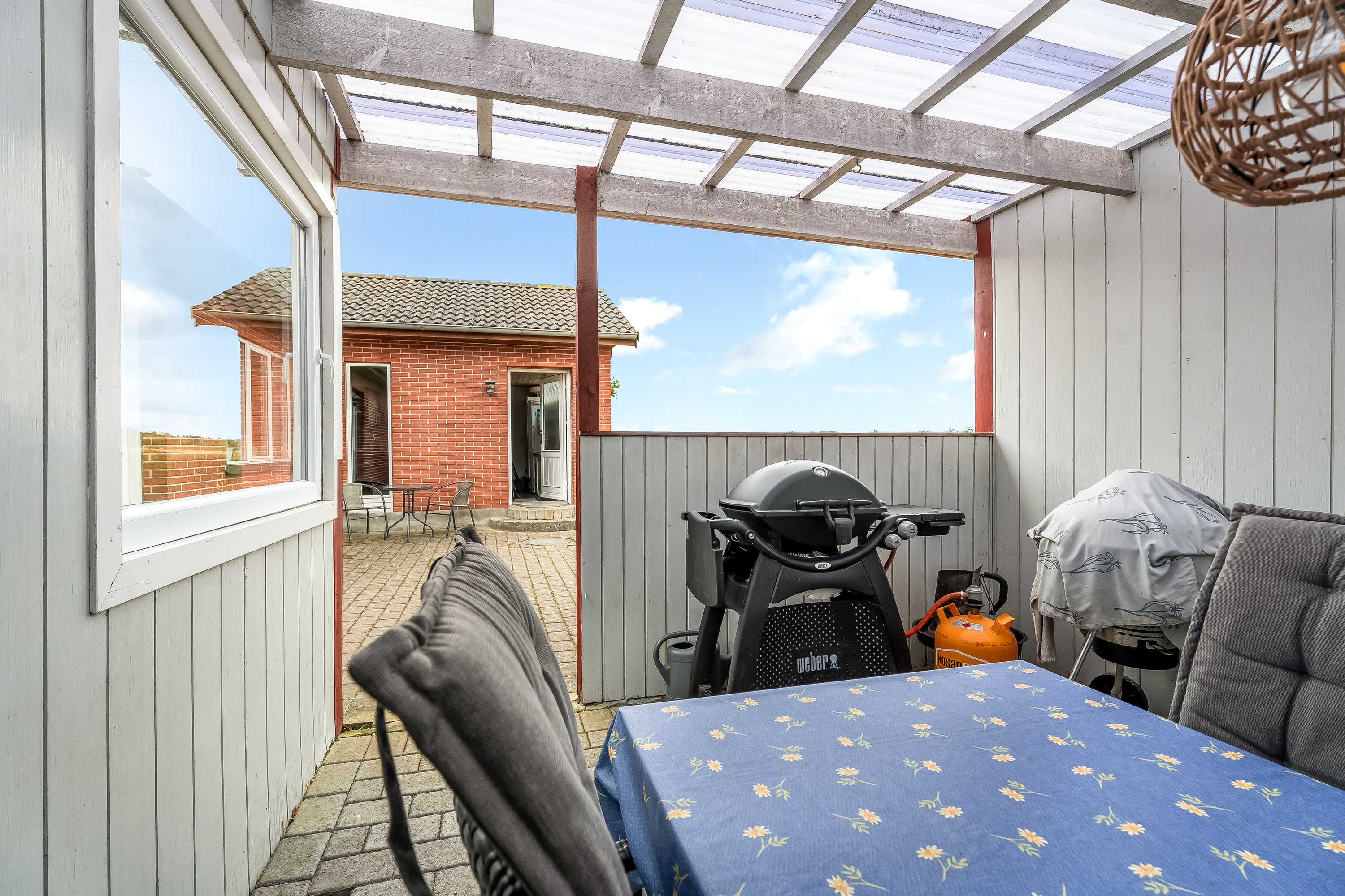 Fremhævet terrasse billede i fuldskærmstilstand. Billede af Bryggervej 1, Skørringe, 4930 Maribo