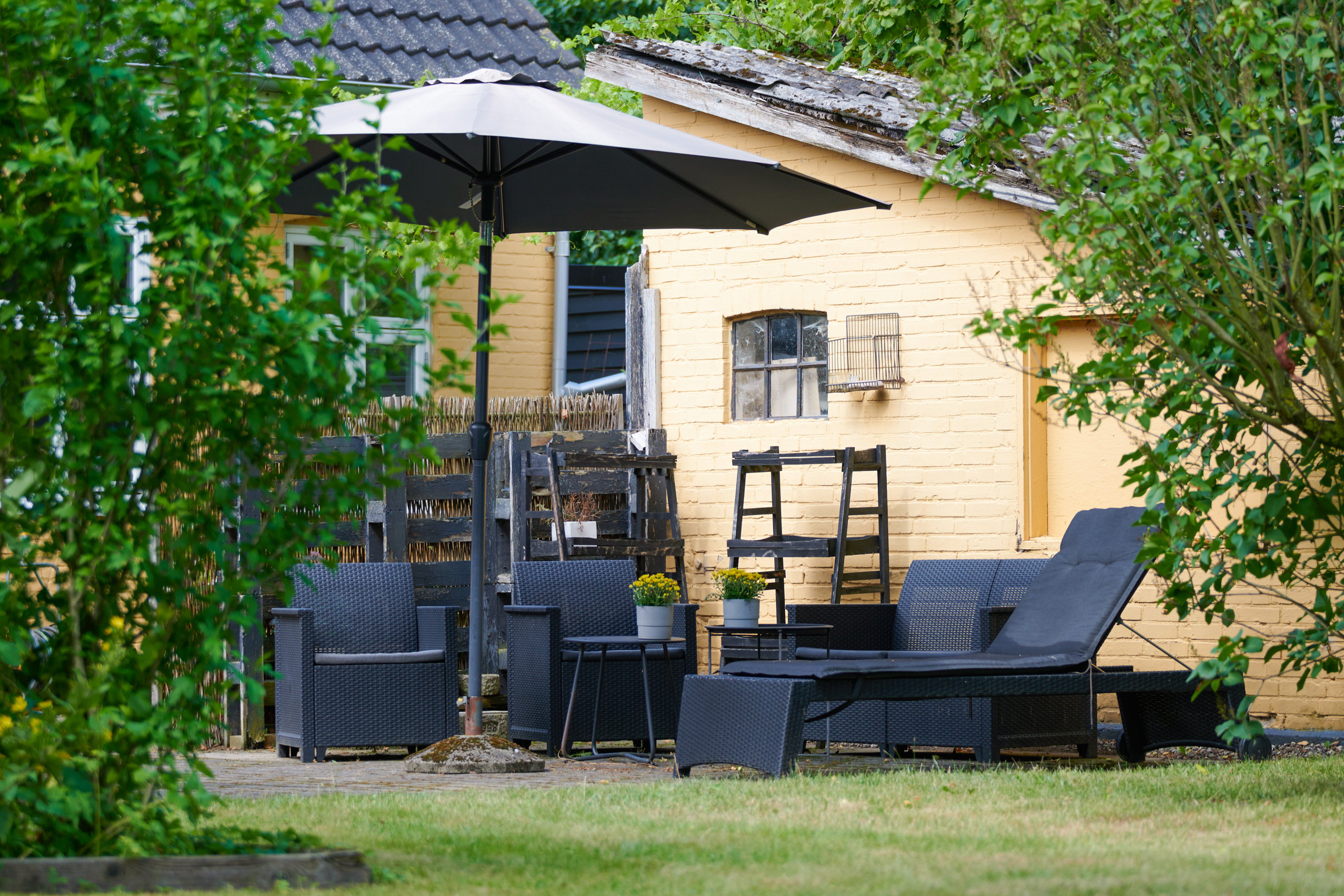 Fremhævet terrasse billede i fuldskærmstilstand. Billede af Odensevej 56, Hjulby, 5800 Nyborg