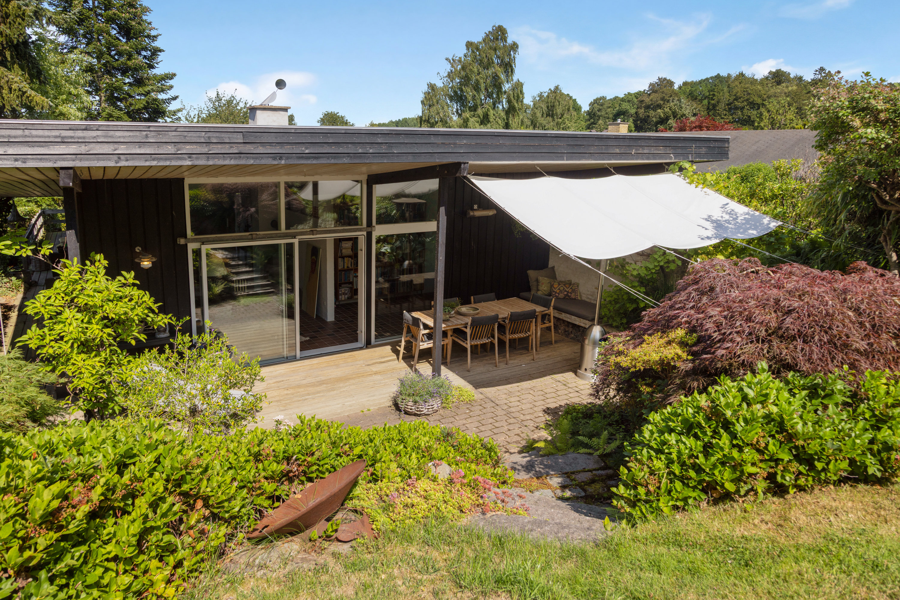 Villa: Overdækket terrasse på Vibeengen 38, 3460 Birkerød