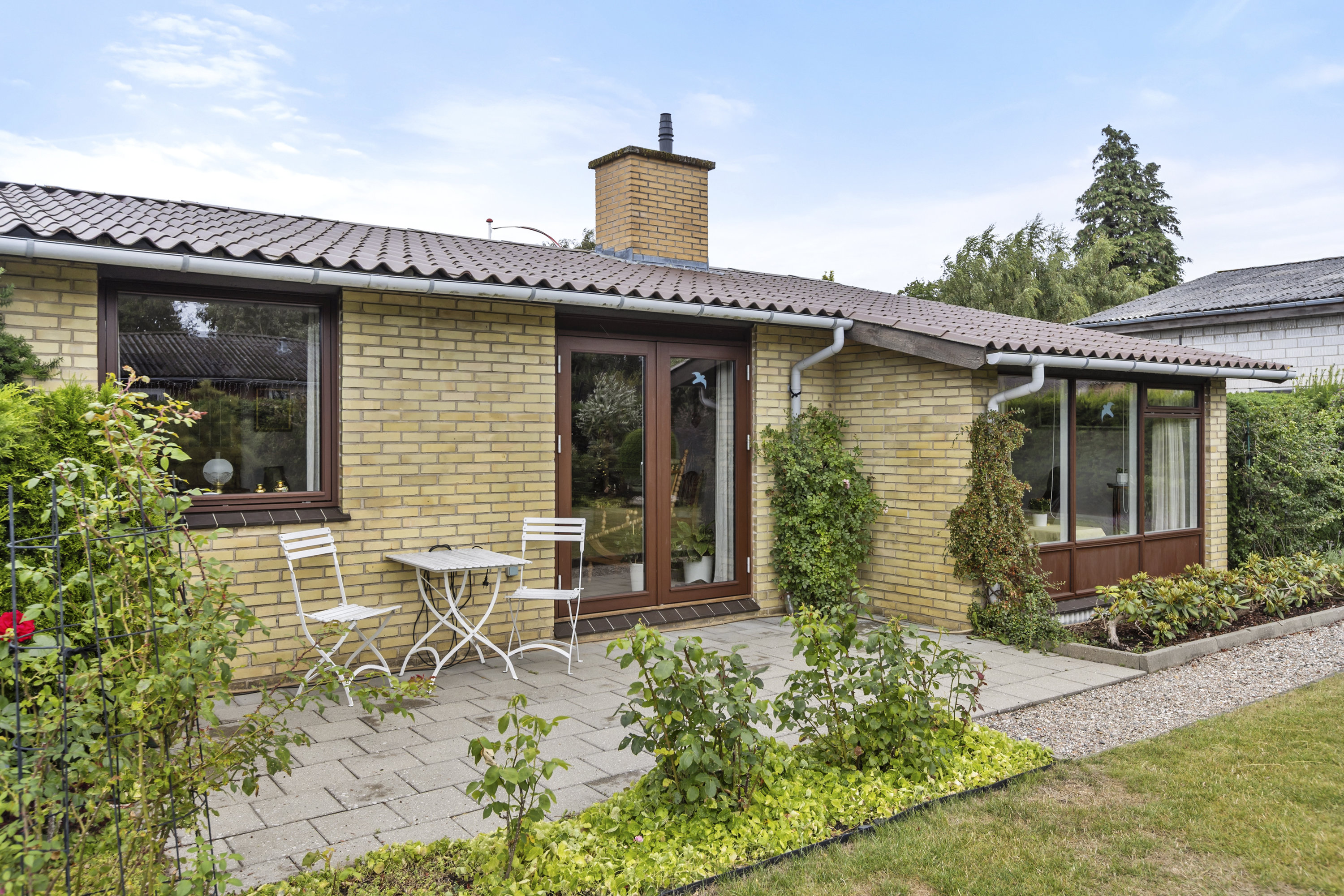 Fremhævet terrasse billede i fuldskærmstilstand. Billede af Havretoften 7, 4200 Slagelse