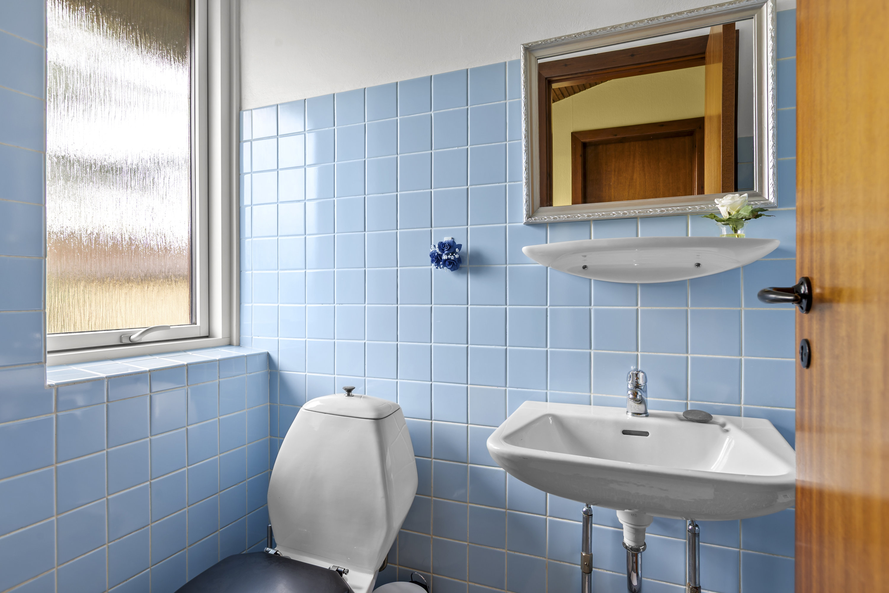 Fremhævet toilet billede i fuldskærmstilstand. Billede af Havretoften 7, 4200 Slagelse