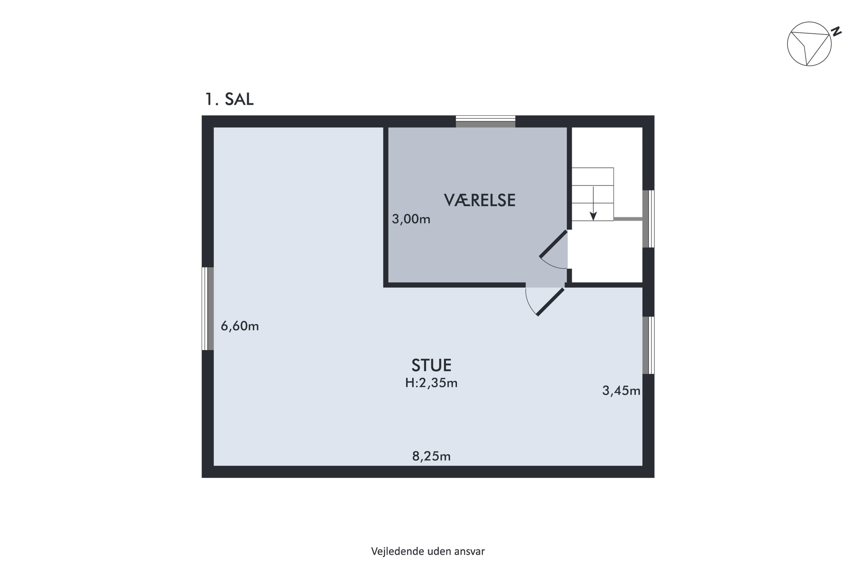 Plantegninger billede af Aabenraavej 3A+B, 6340 Kruså