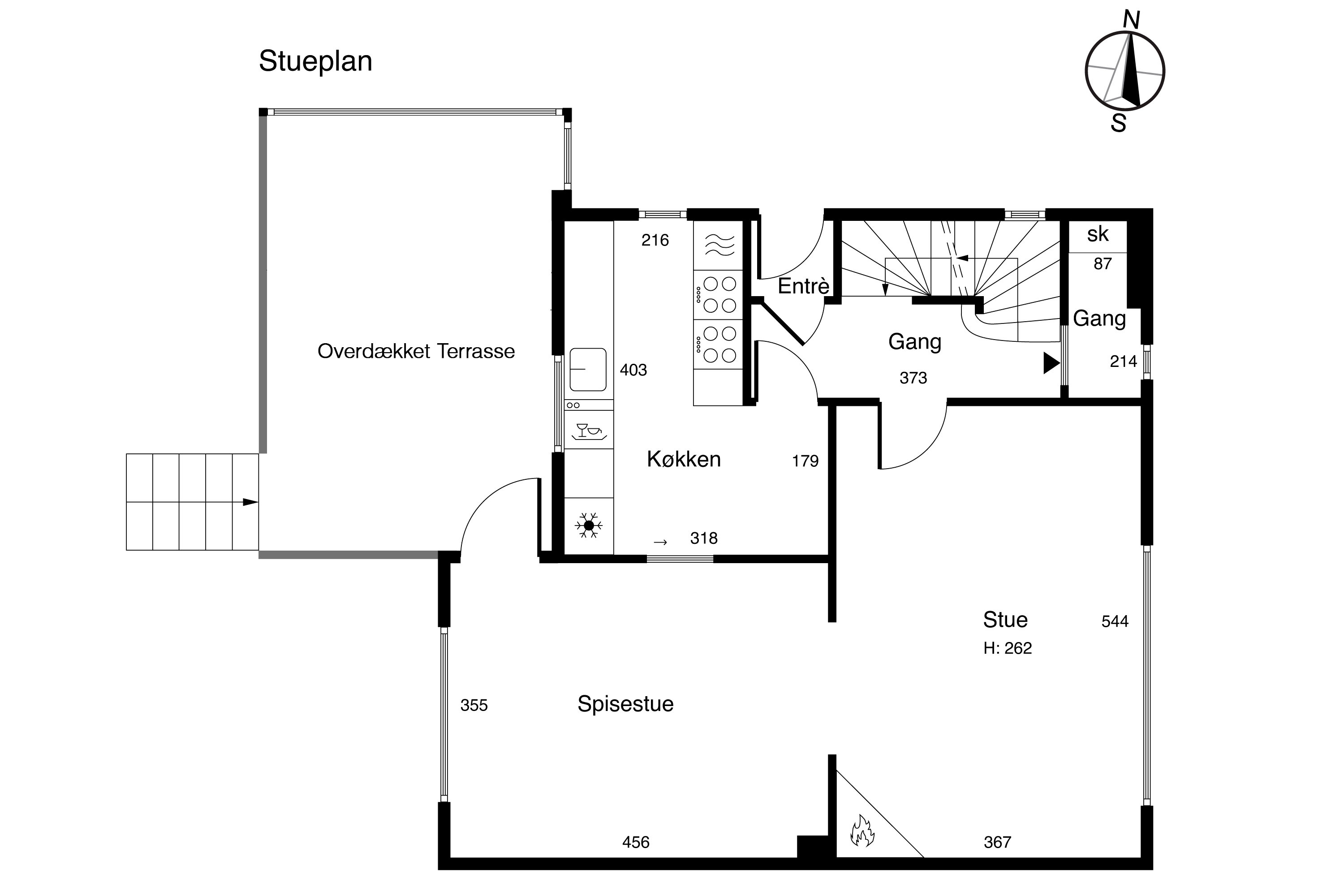 Plantegninger billede af Krogvej 44, 2830 Virum