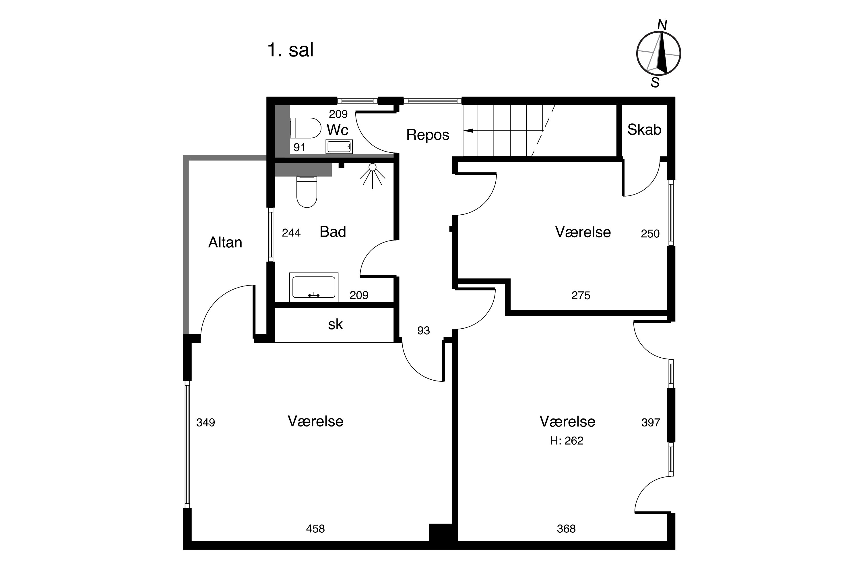 Plantegninger billede af Krogvej 44, 2830 Virum