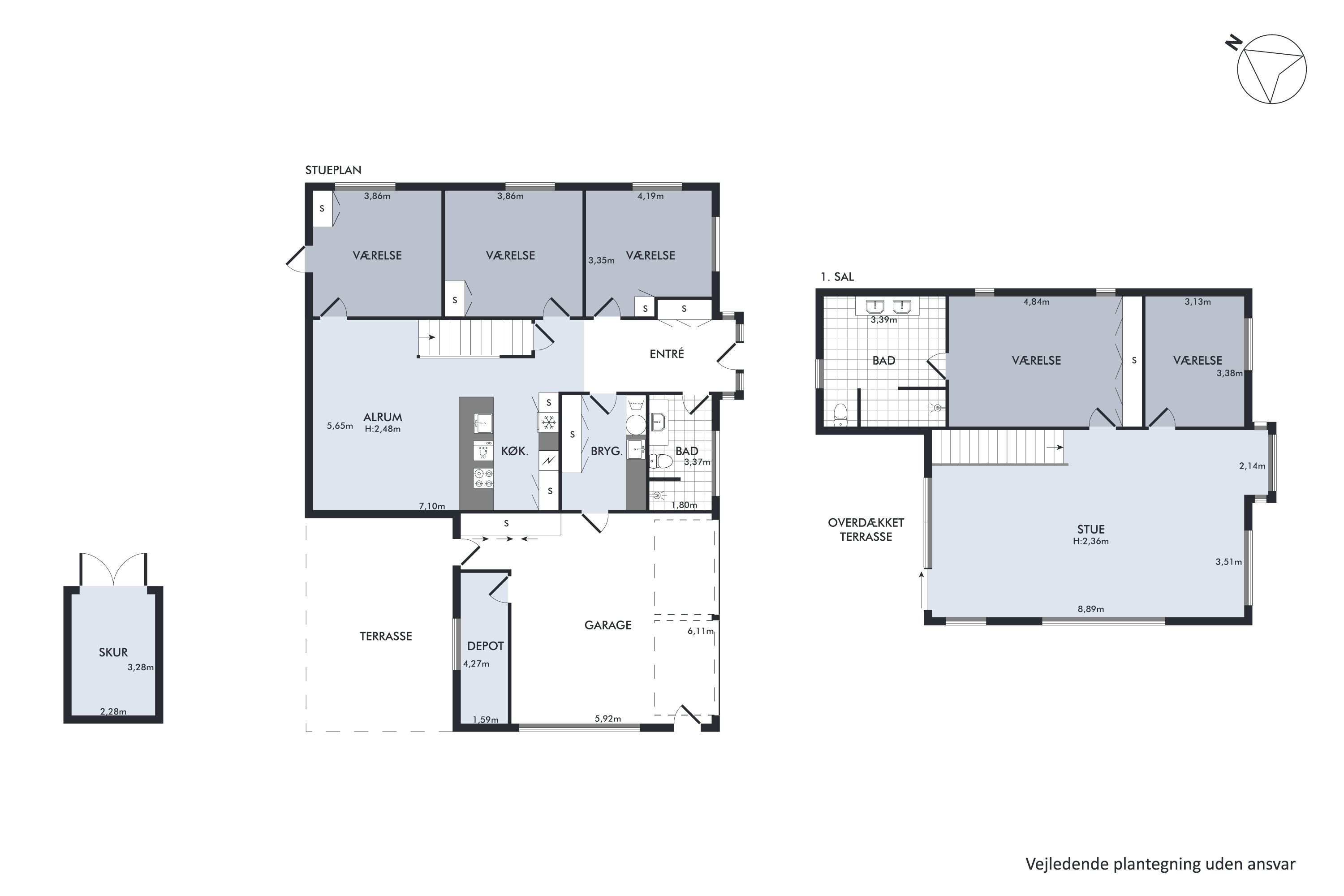 Plantegninger billede af Sukkeræble Have 9, Villestofte, 5210 Odense NV